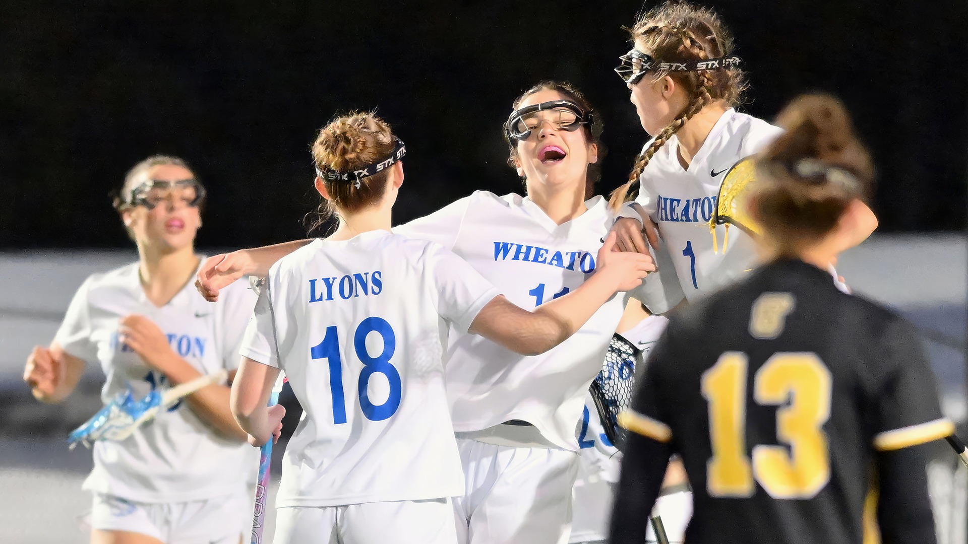 Wheaton Women's Lacrosse action vs. Framingham State