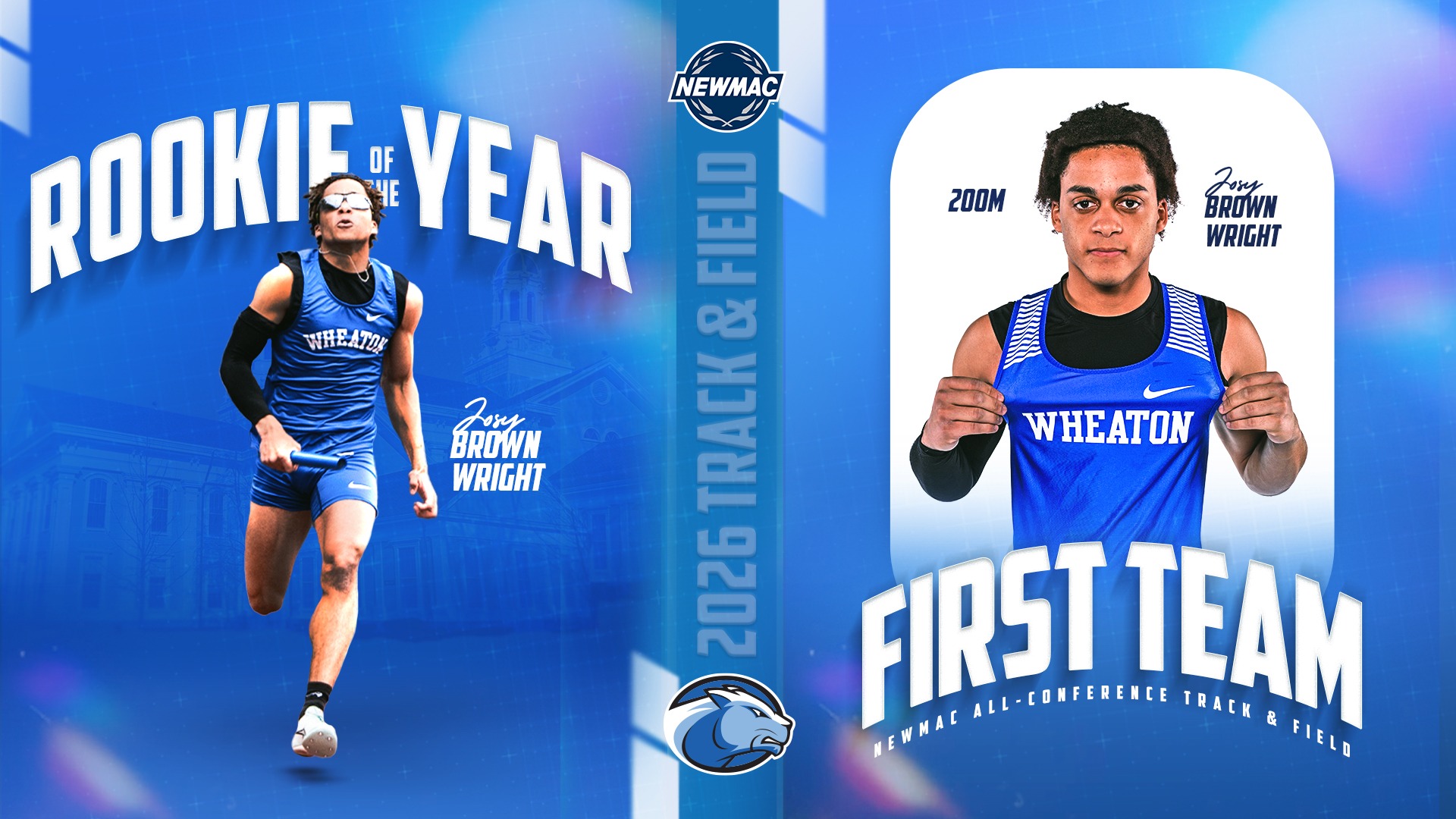 2026 NEWMAC Men's Track & Field All-Conference graphic