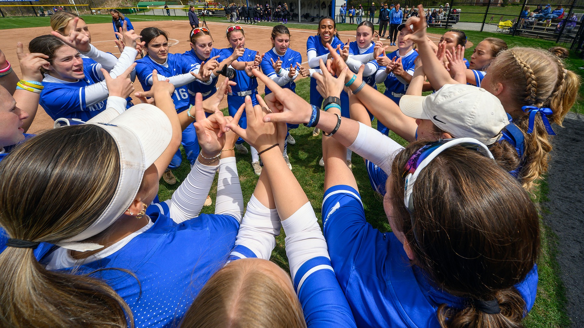 Wheaton College Softball vs. Emerson action