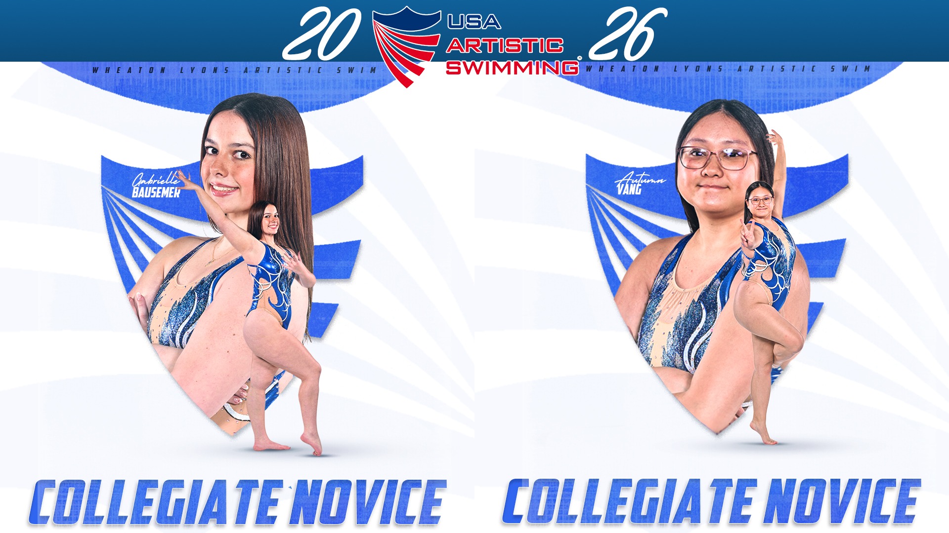 2026 USA Artistic Swimming Collegiate Novice Team graphic