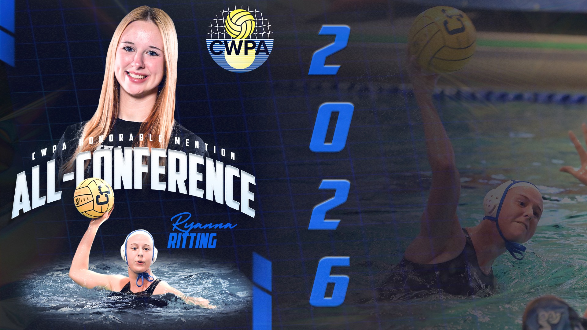 2026 CWPA All-Conference Honorable Mention graphic