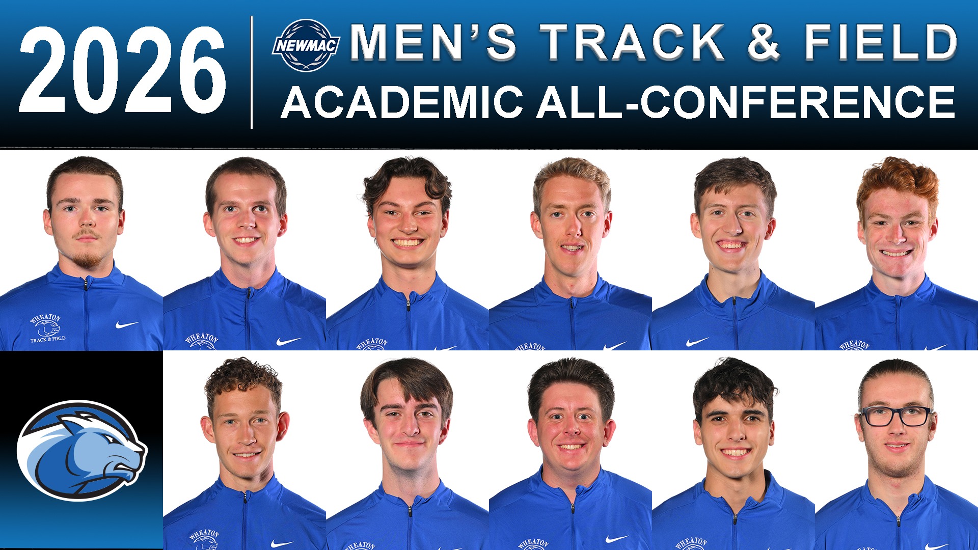 2026 NEWMAC Men's Outdoor Track & Field Academic All-Conference Team graphic