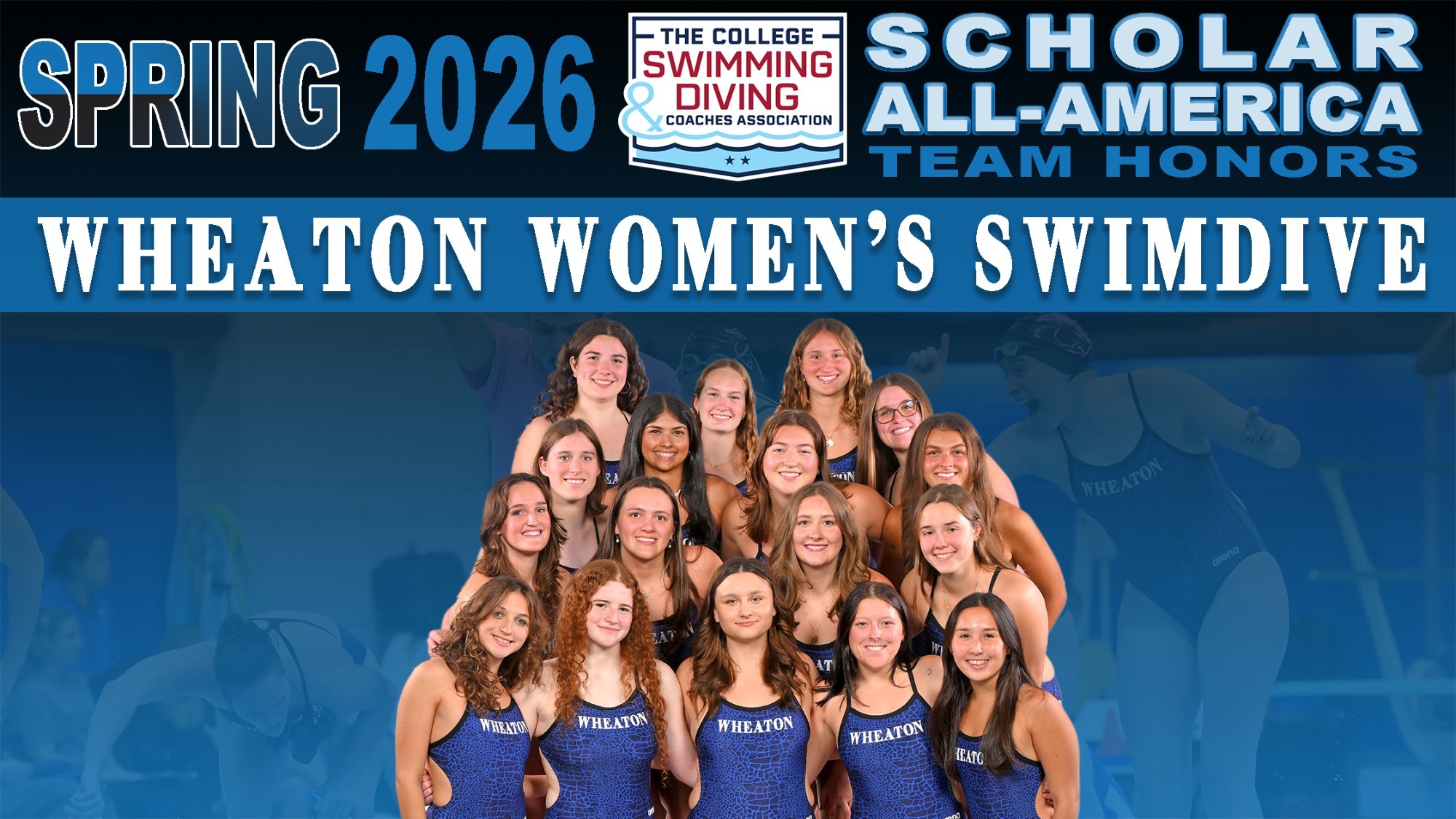 2026 CSCAA Spring Scholar All-America Team graphic
