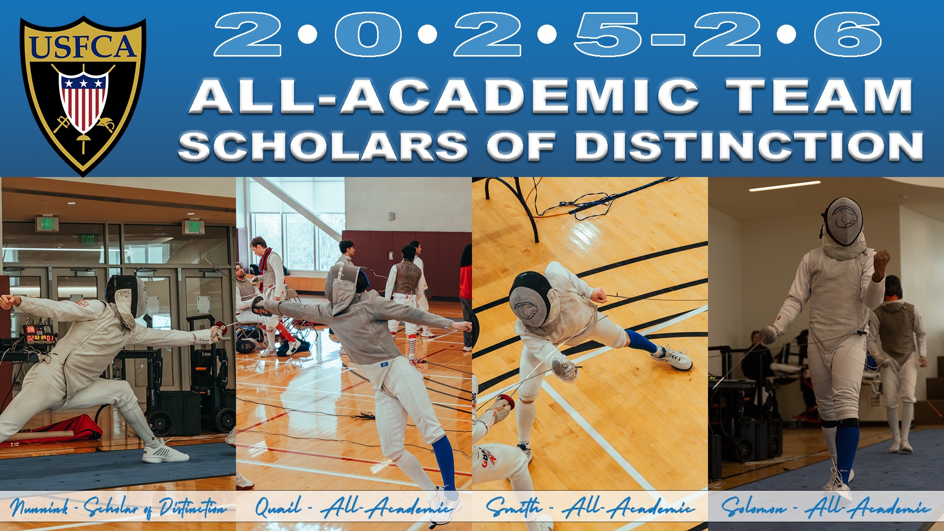 2025-26 USFCA Scholar of Distinction All-Academic Team graphic