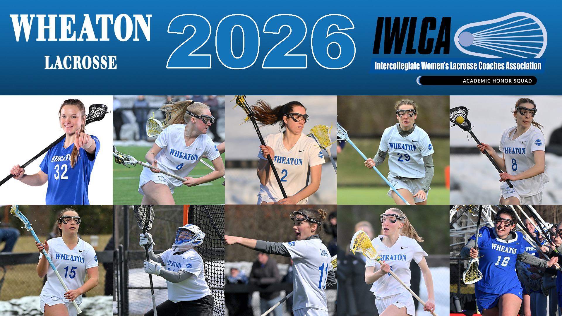 2026 IWLCA Academic Honor Roll and Squad graphic