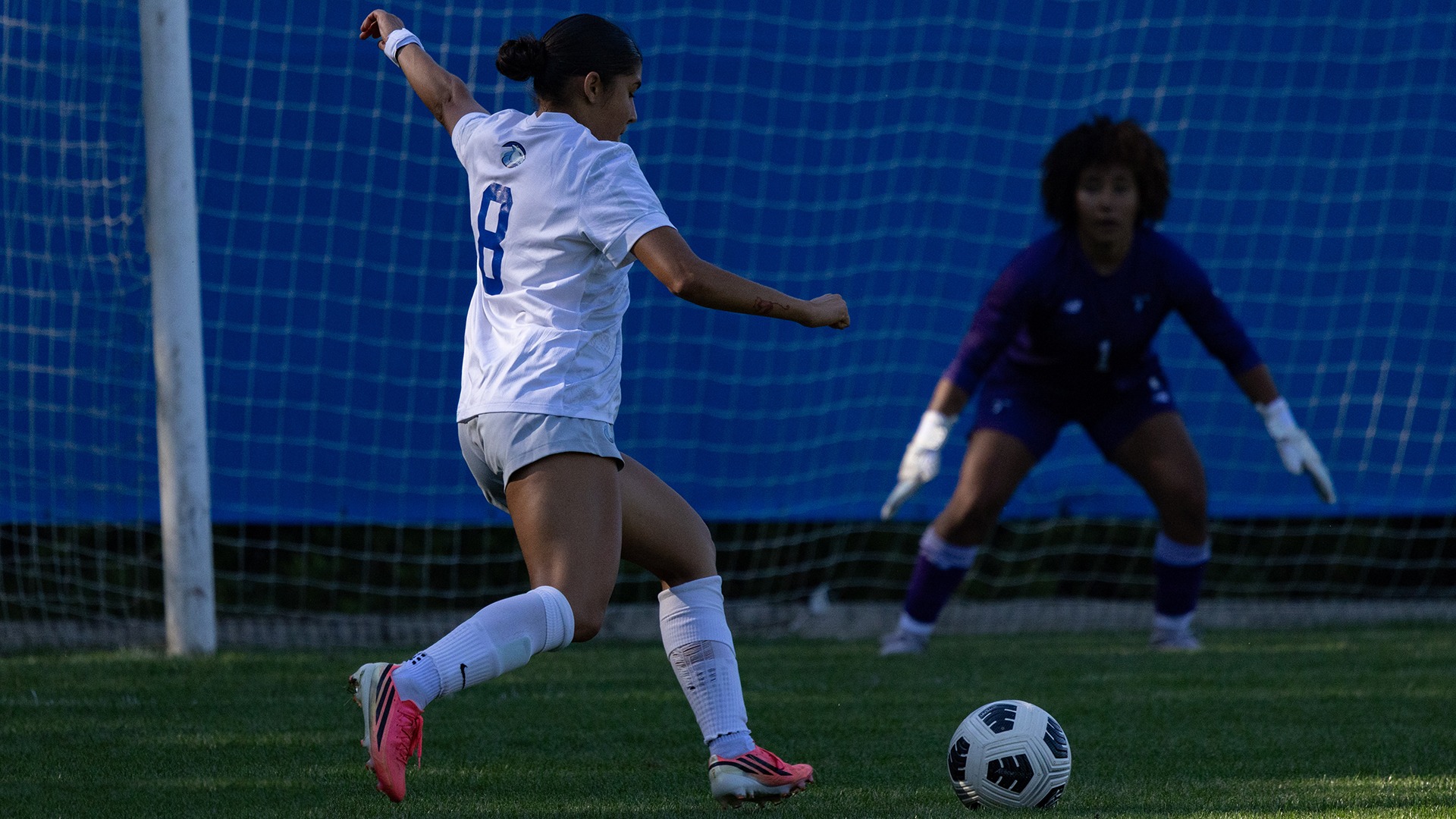 Leiva, Camila action vs UMass Boston (preseason)
