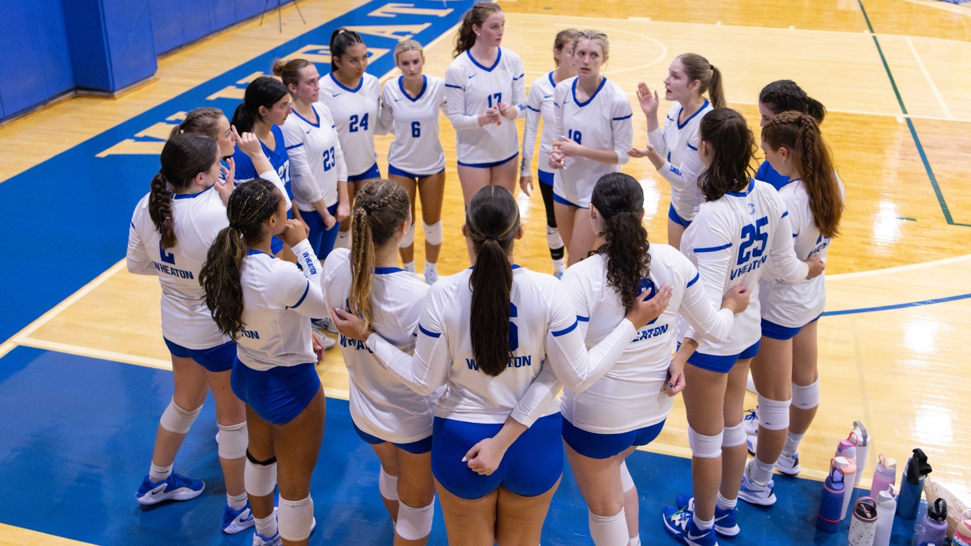 WVB Team Huddle v UMB