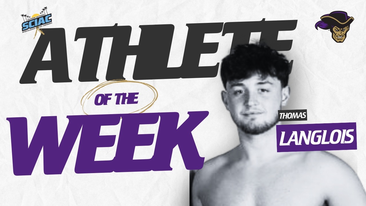 Thomas Langlois SCIAC Athlete of the Week 24-25