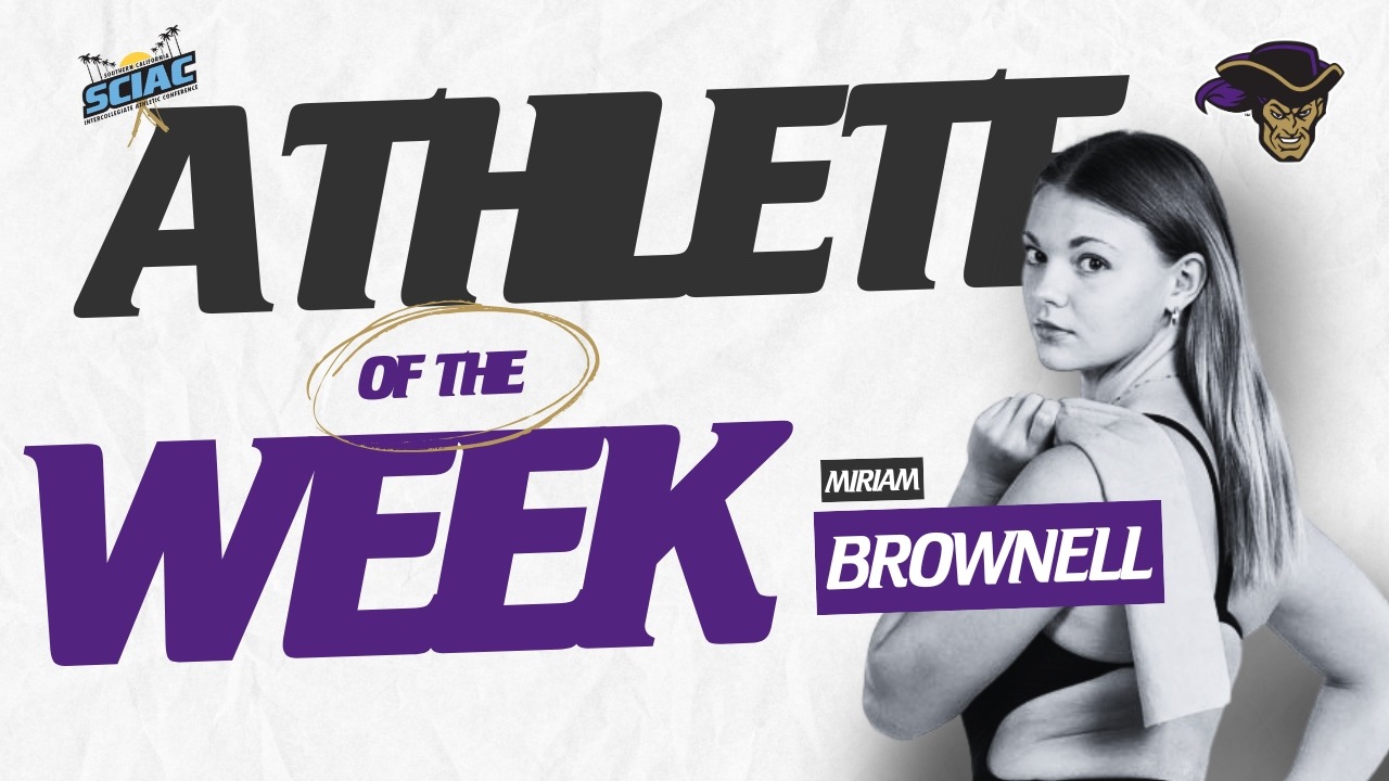 Miriam Brownell SCIAC Athlete of the Week 2024-25