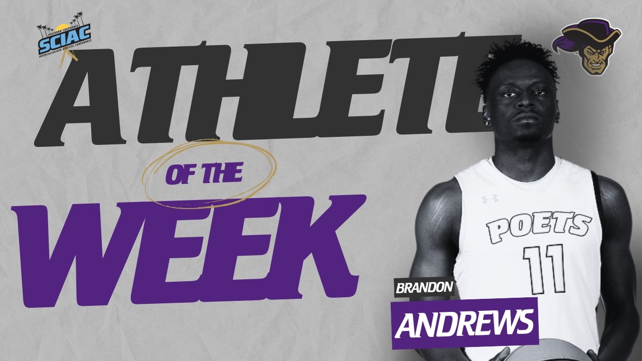 Brandon Andrews SCIAC Offensive Athlete of the Week