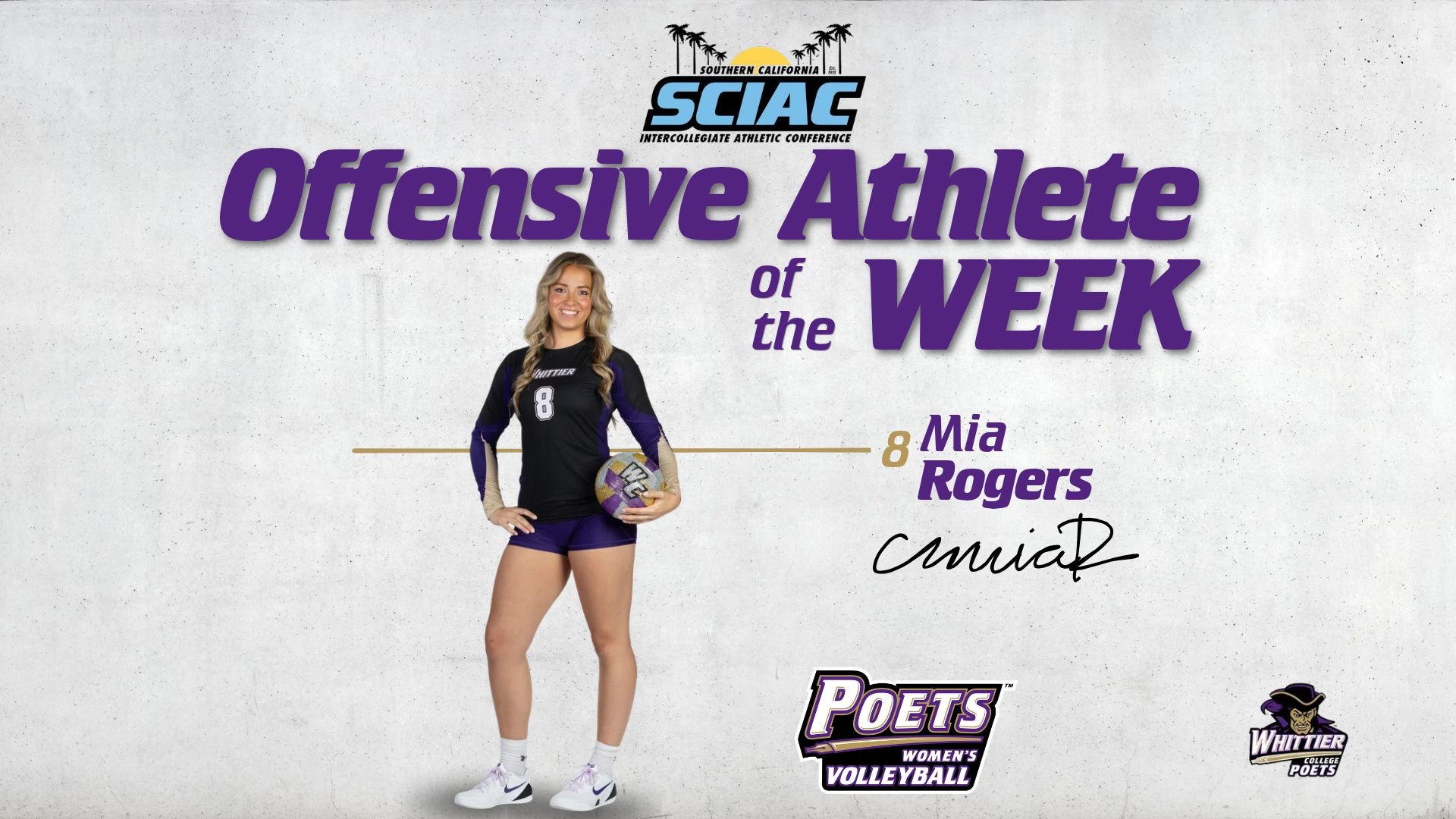 MIA ROGERS AOTW