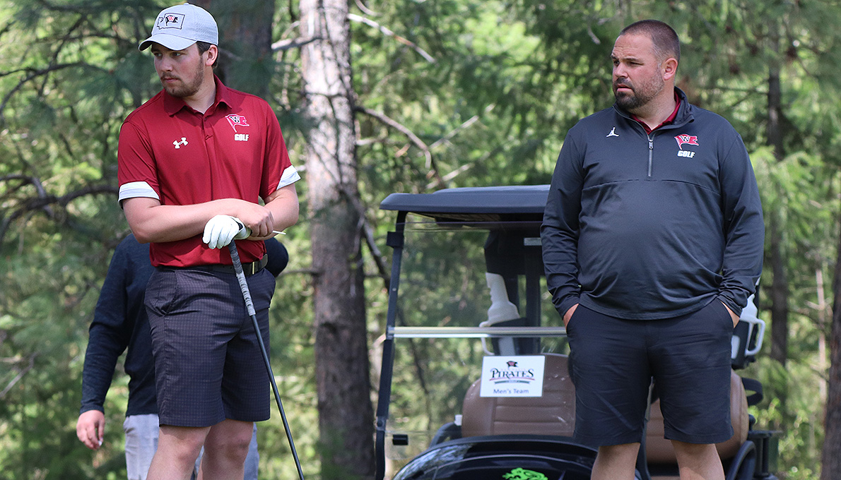 Scott Kramer coaches at NWC Tournament