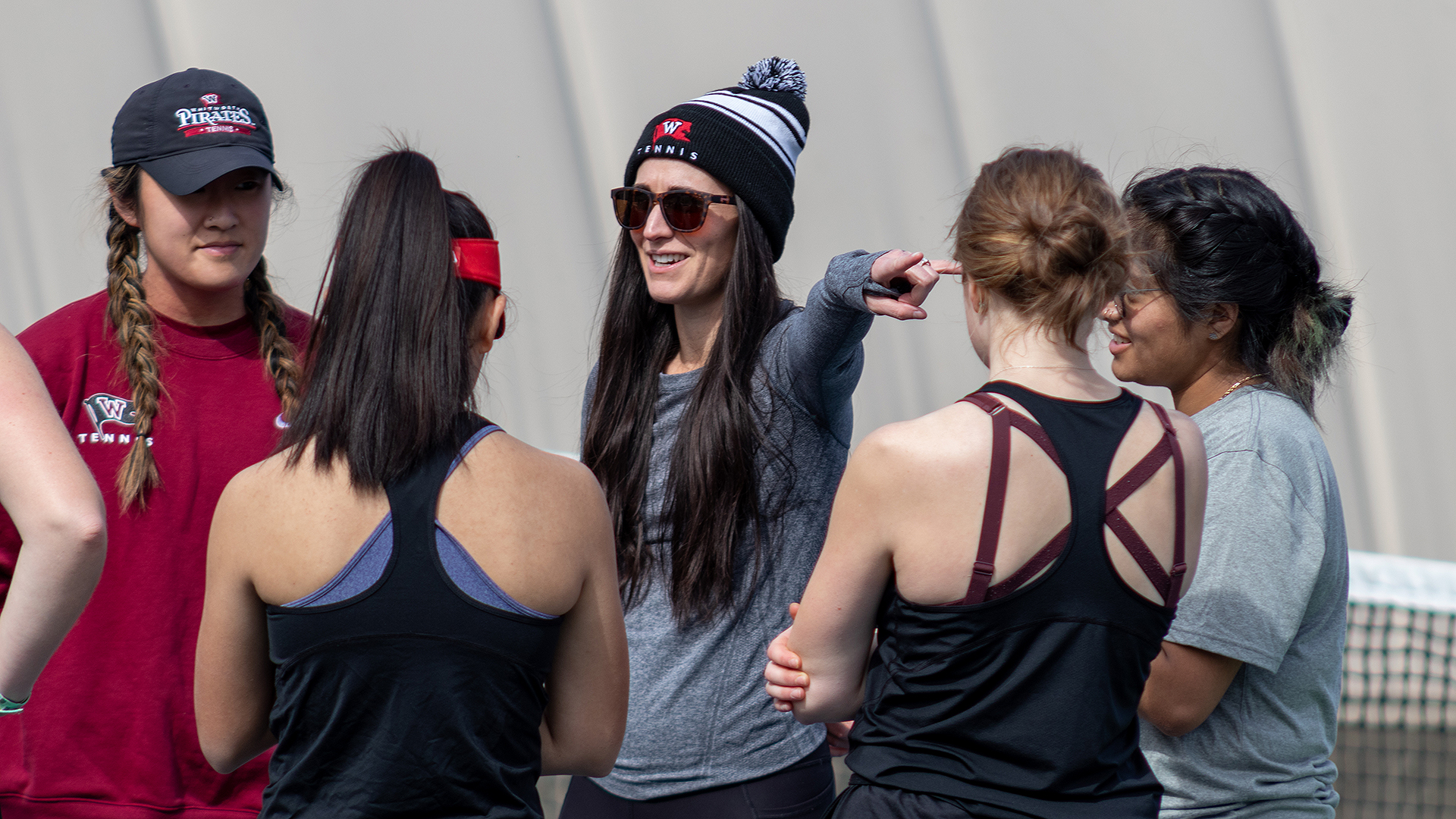 Rachel Aldridge coaches vs. LCSC