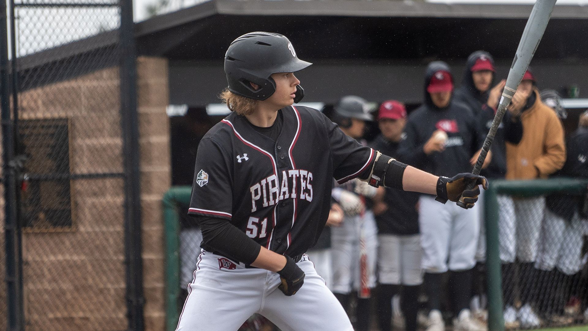 Reed Gunnett pinch hits vs. Willamette