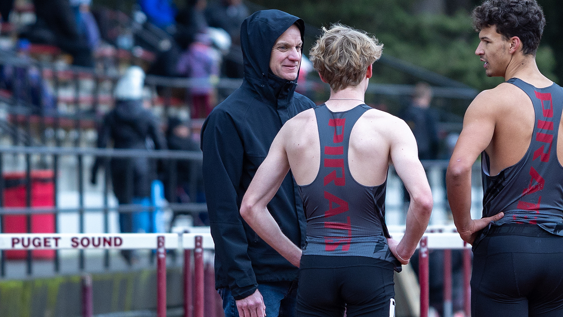 Toby Schwarz coaches at the Ed Boitano Invite