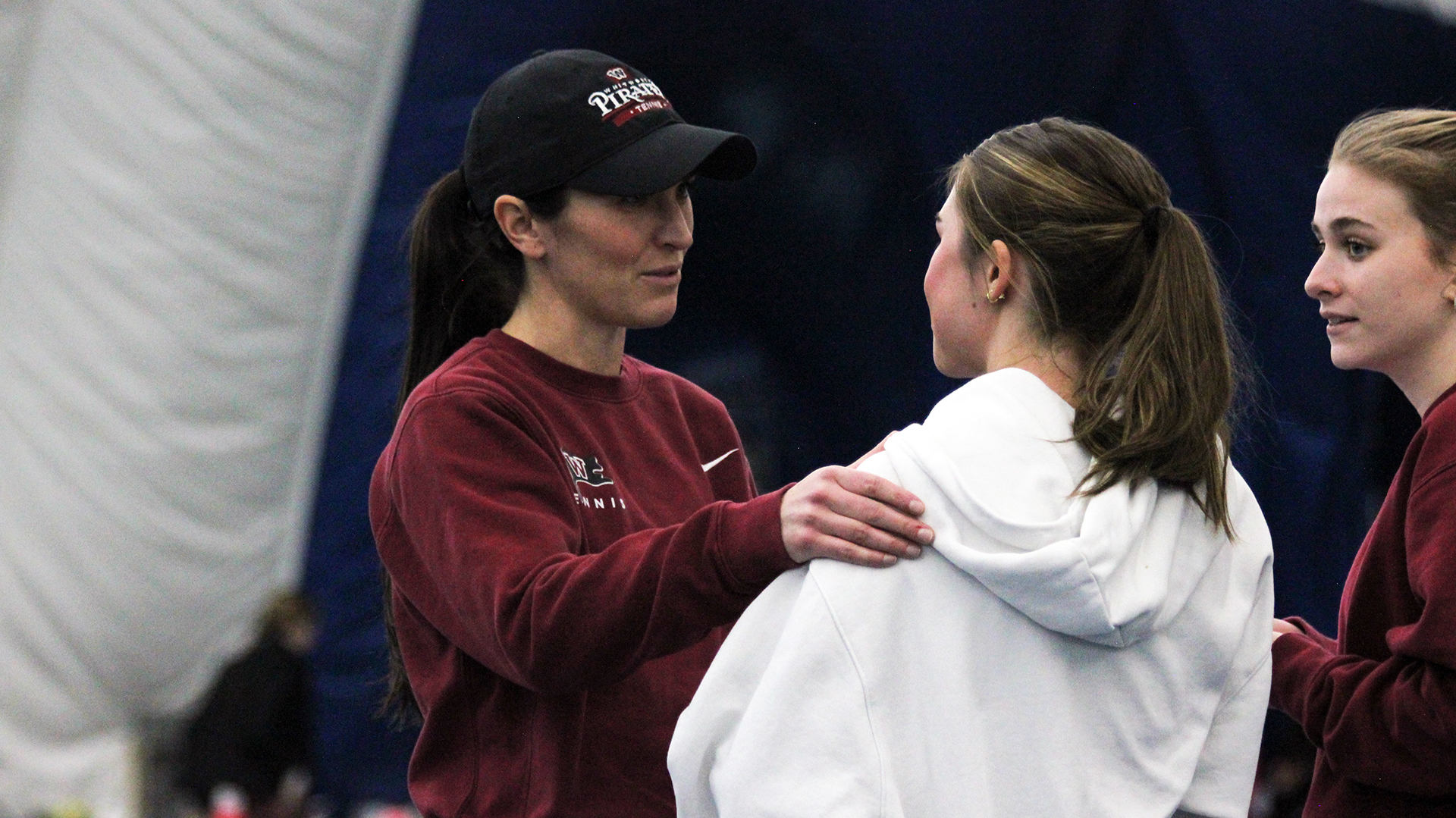 Rachel Aldridge coaches vs. Whitman