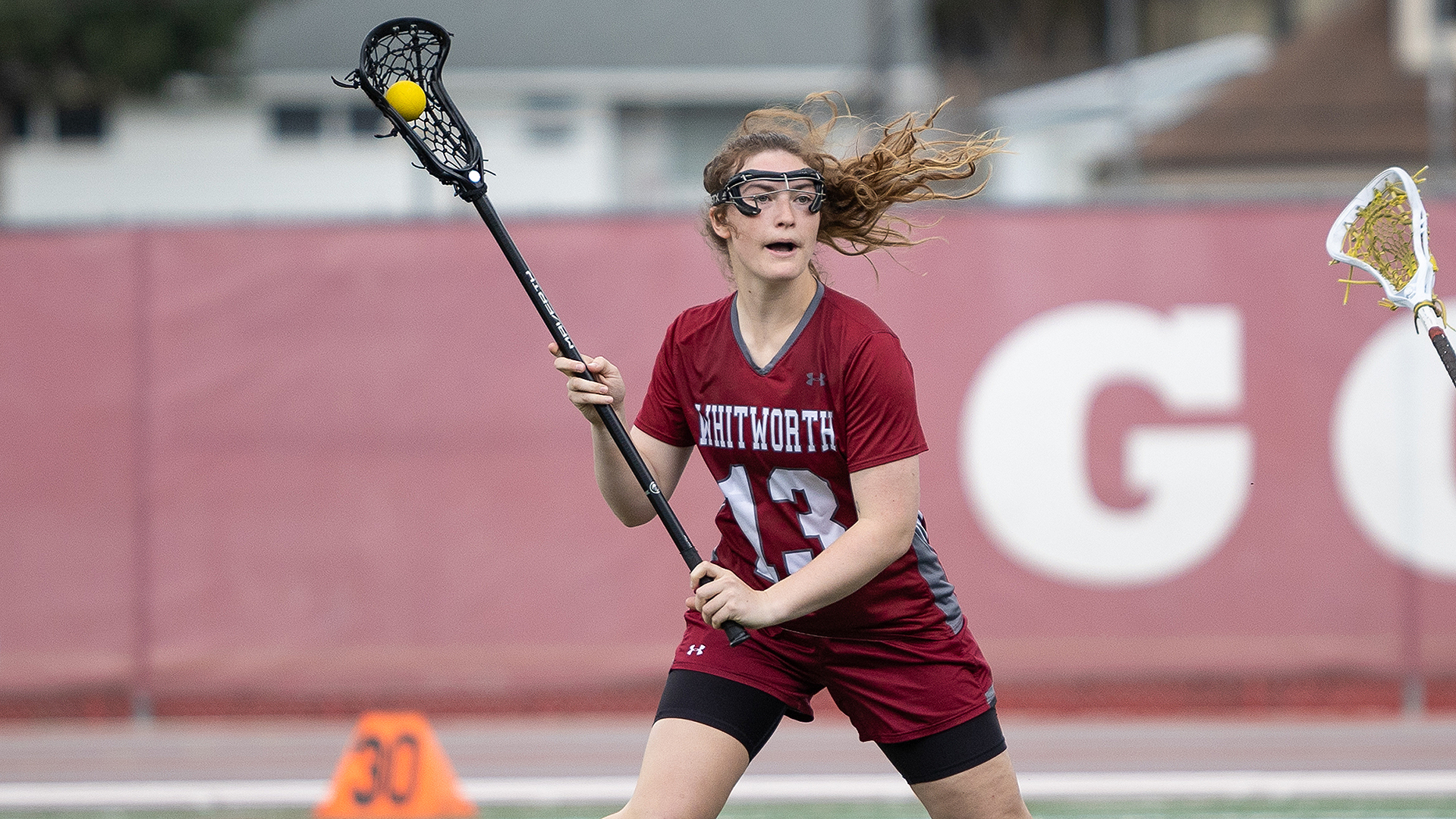 Megan Whitman looks for an opening vs. Pacific