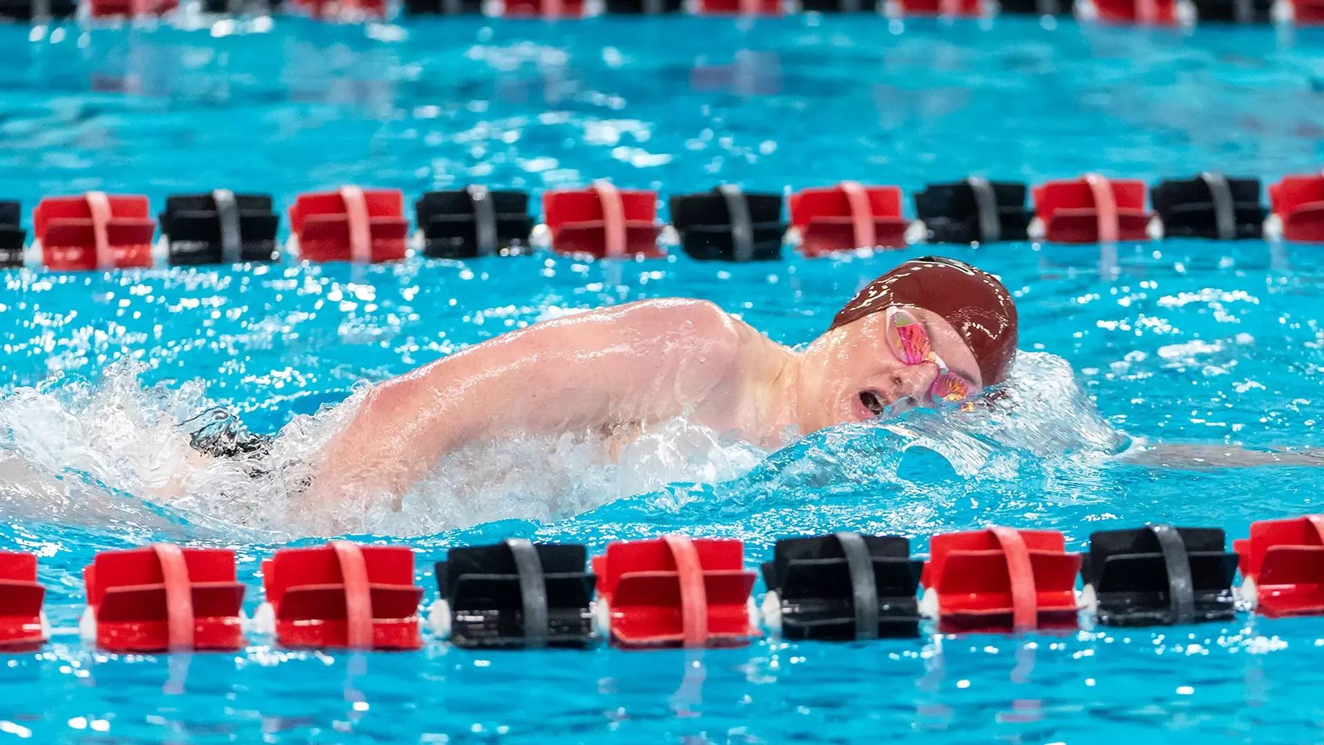 Jake Sachtjen swam the 1,000 freestyle vs. L&C