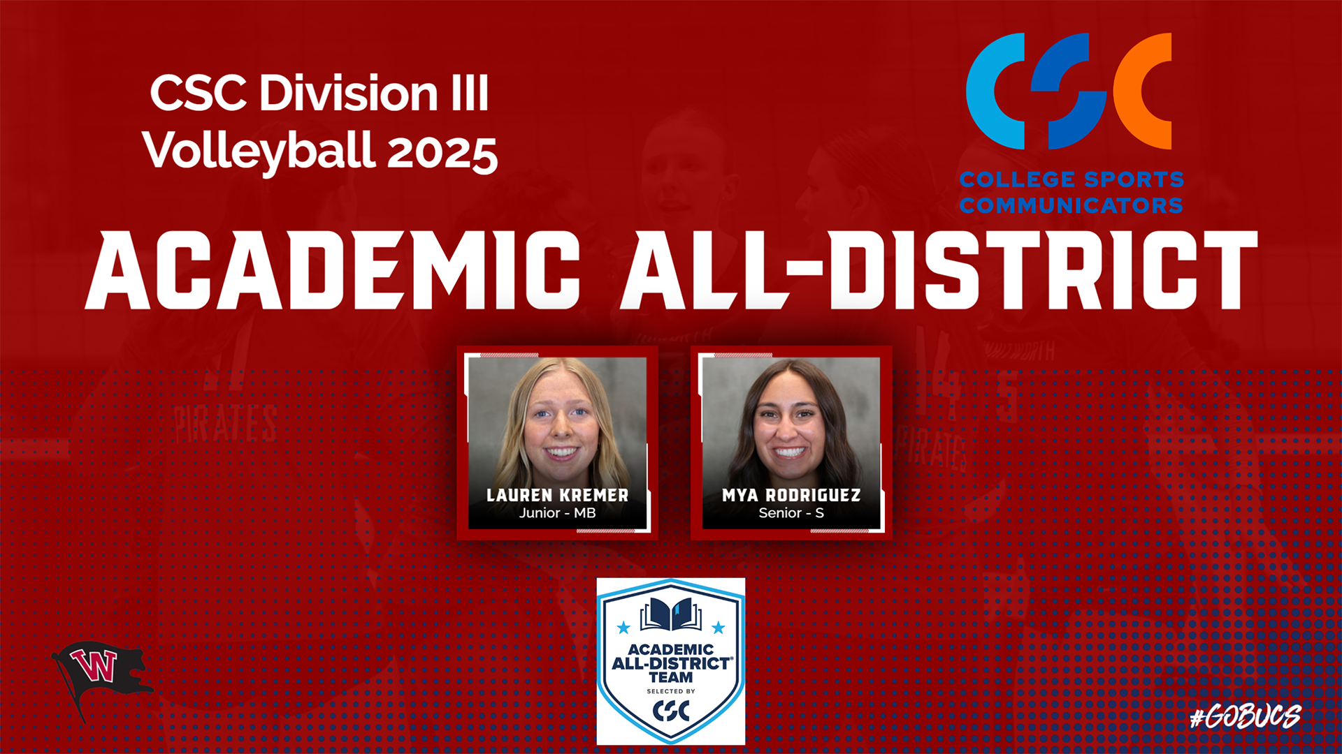 Academic All-District Volleyball 2025