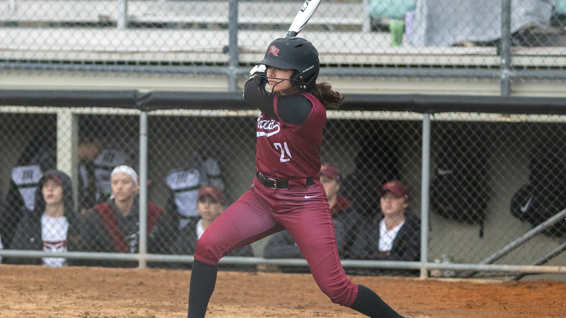 Addi Bale bats vs. Willamette