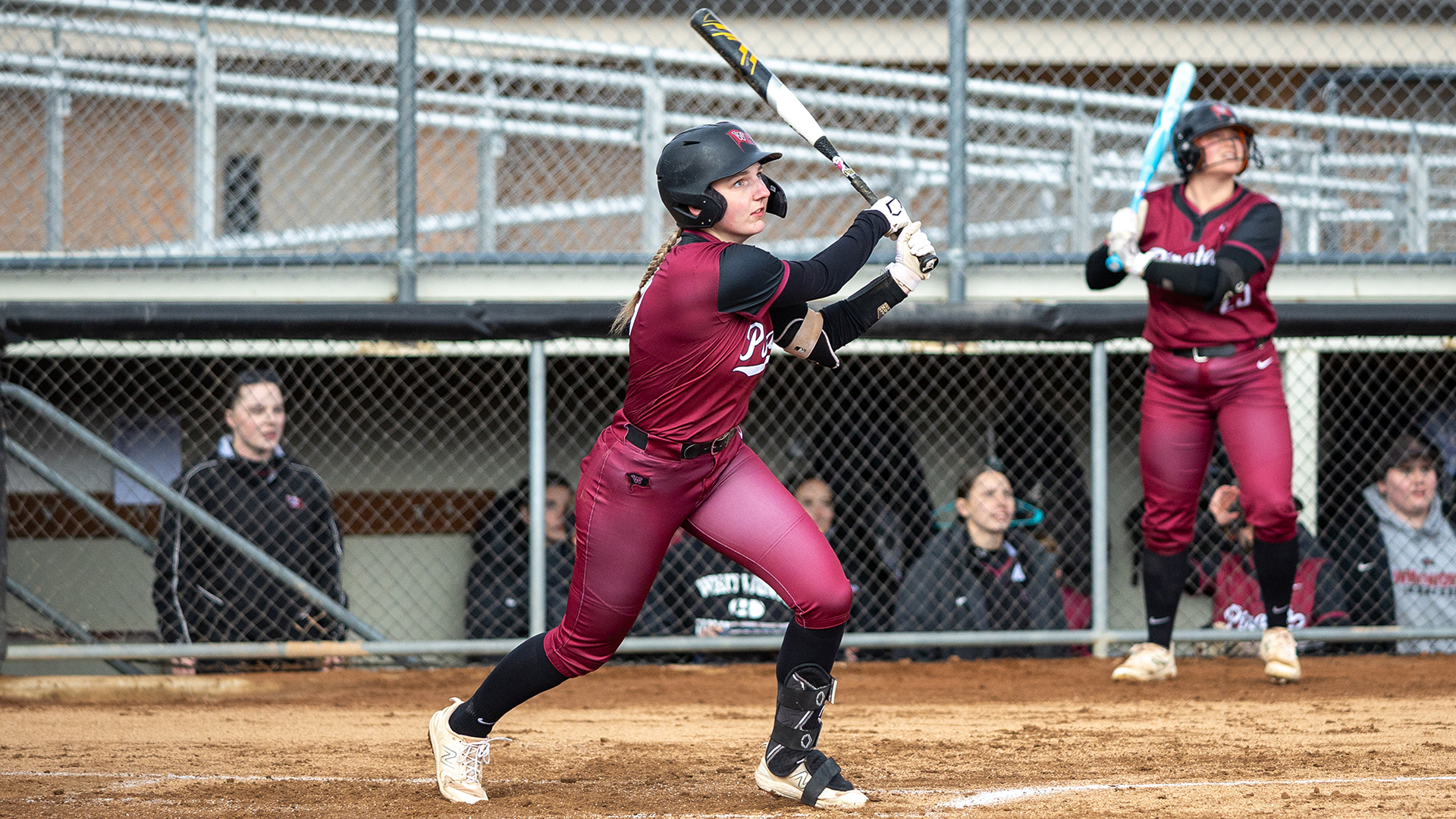 Reagan Ellis bats vs. Willamette