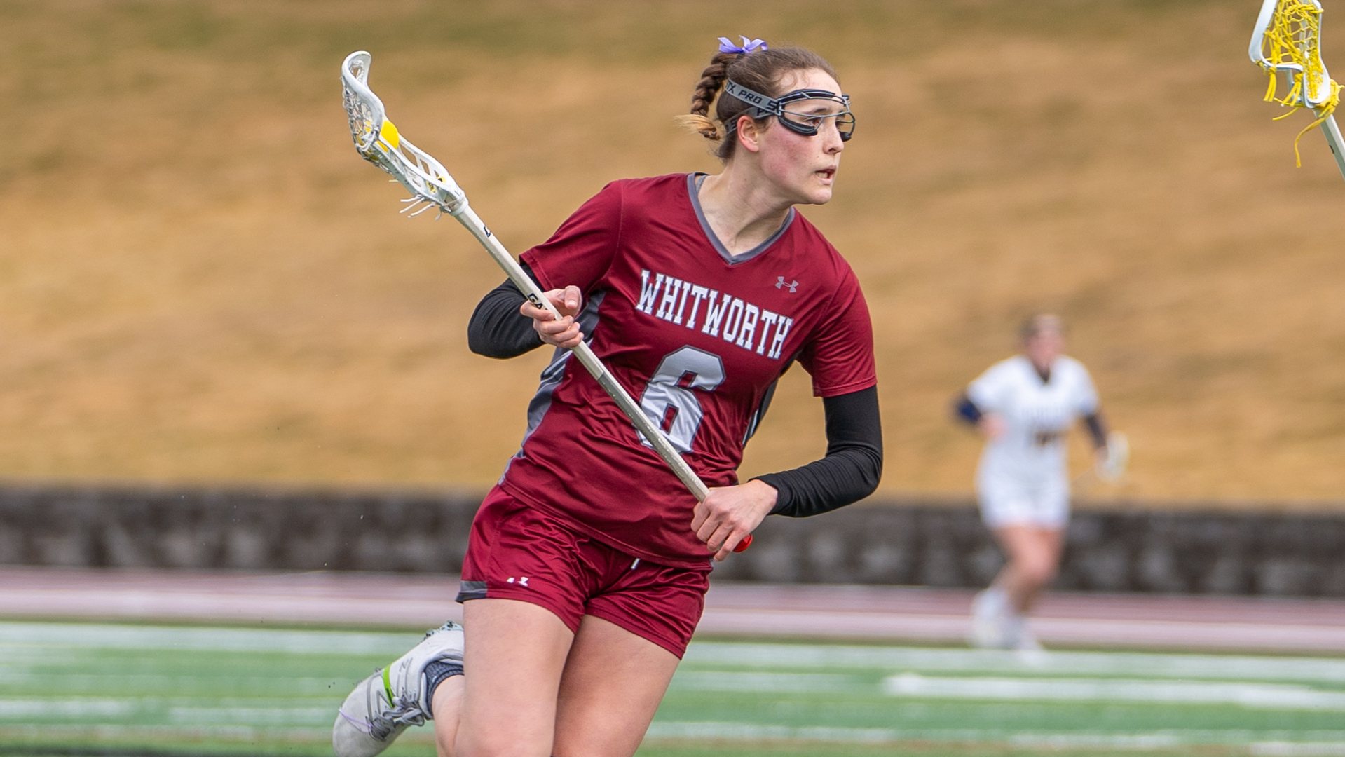 Sierra Witte attacks the Whitman defense