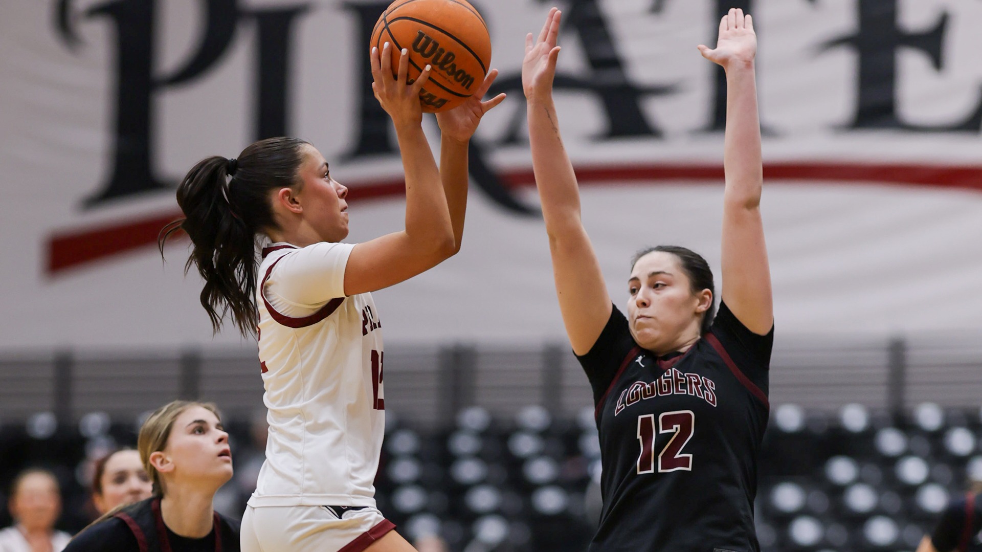 Ashlyn Peterson goes for two of her 15 points vs. Puget Sound 2025-26