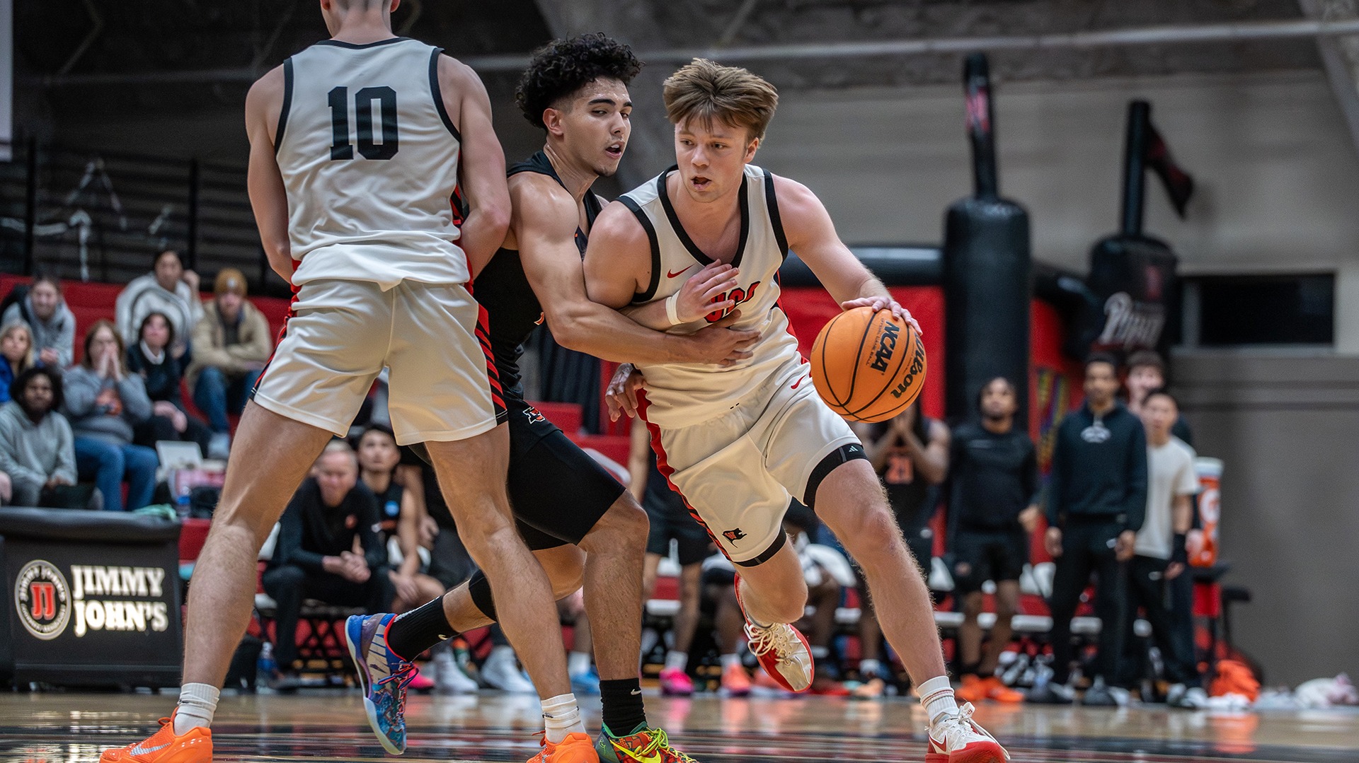 Ben Nyquist led Whitworth in scoring vs. L&C 2025-26