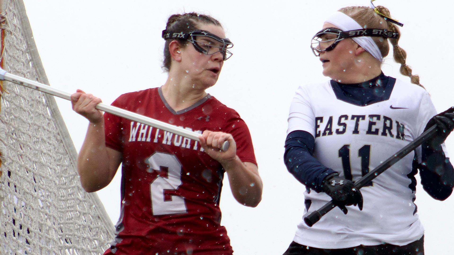 Amelie Deese defends in front of the net at EOU 2026