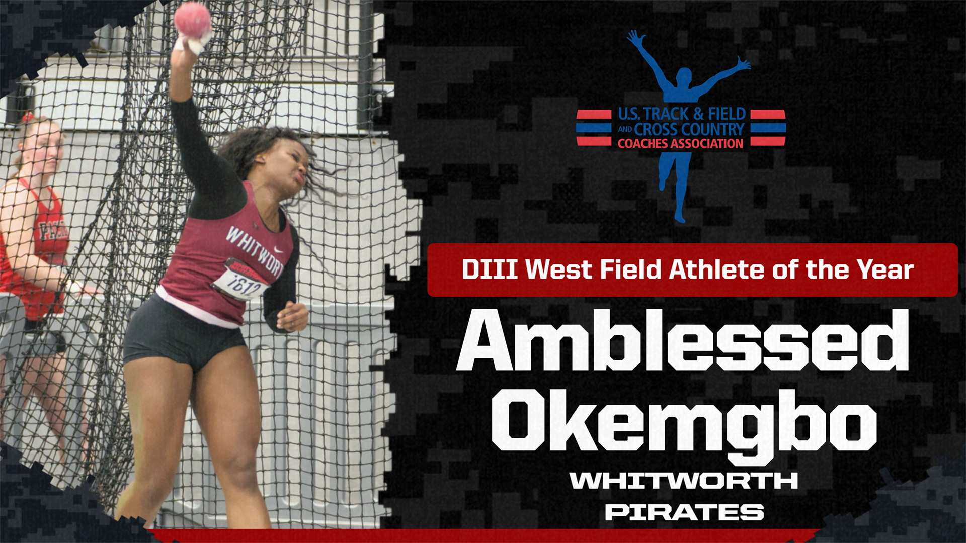 Div. III USTFCCCA West Region Women's Field Athlete of the Year 2026