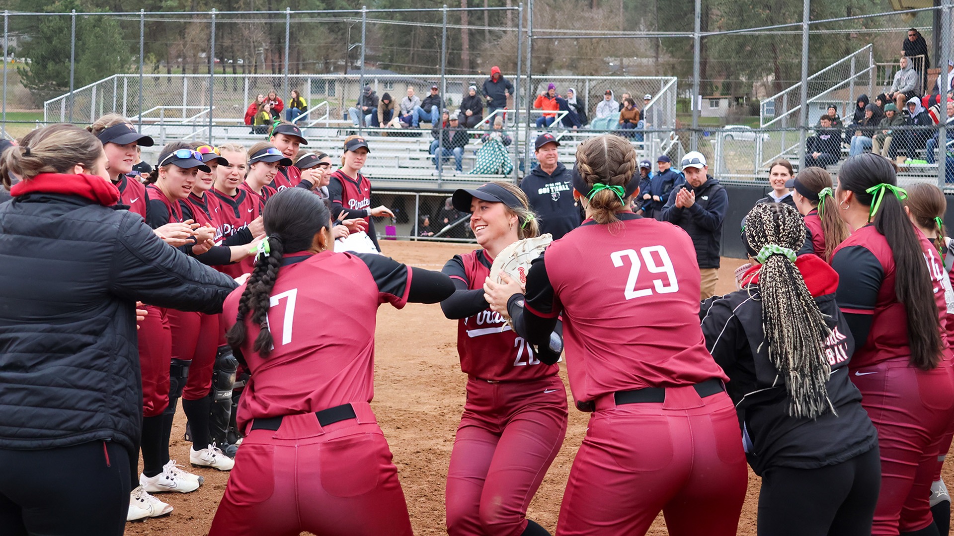 Softball starting lineup vs Linfield 2026
