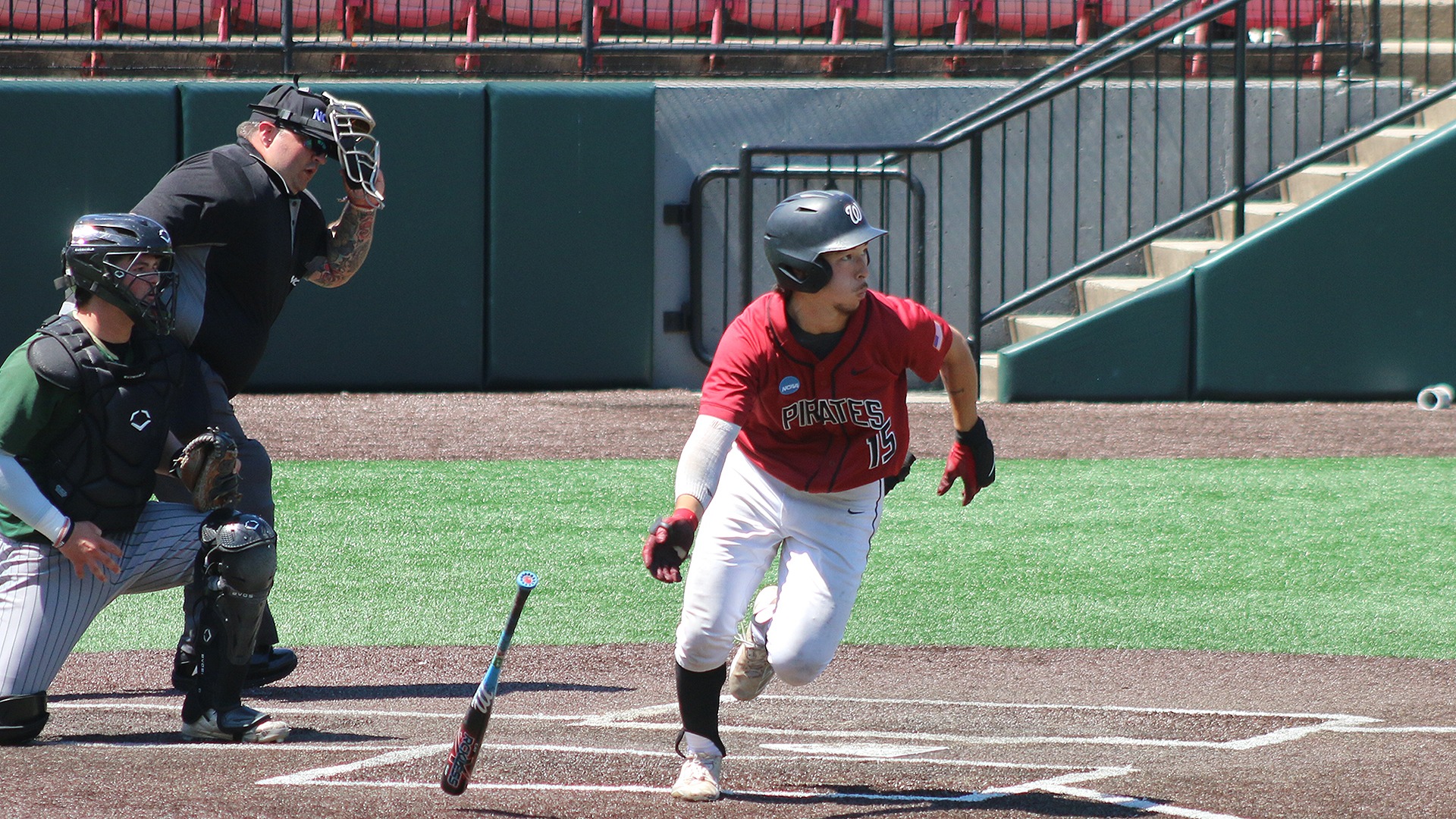 Dominic Giusti delivers an RBI single in the second inning vs. Husson at the NCAA Regional 2026