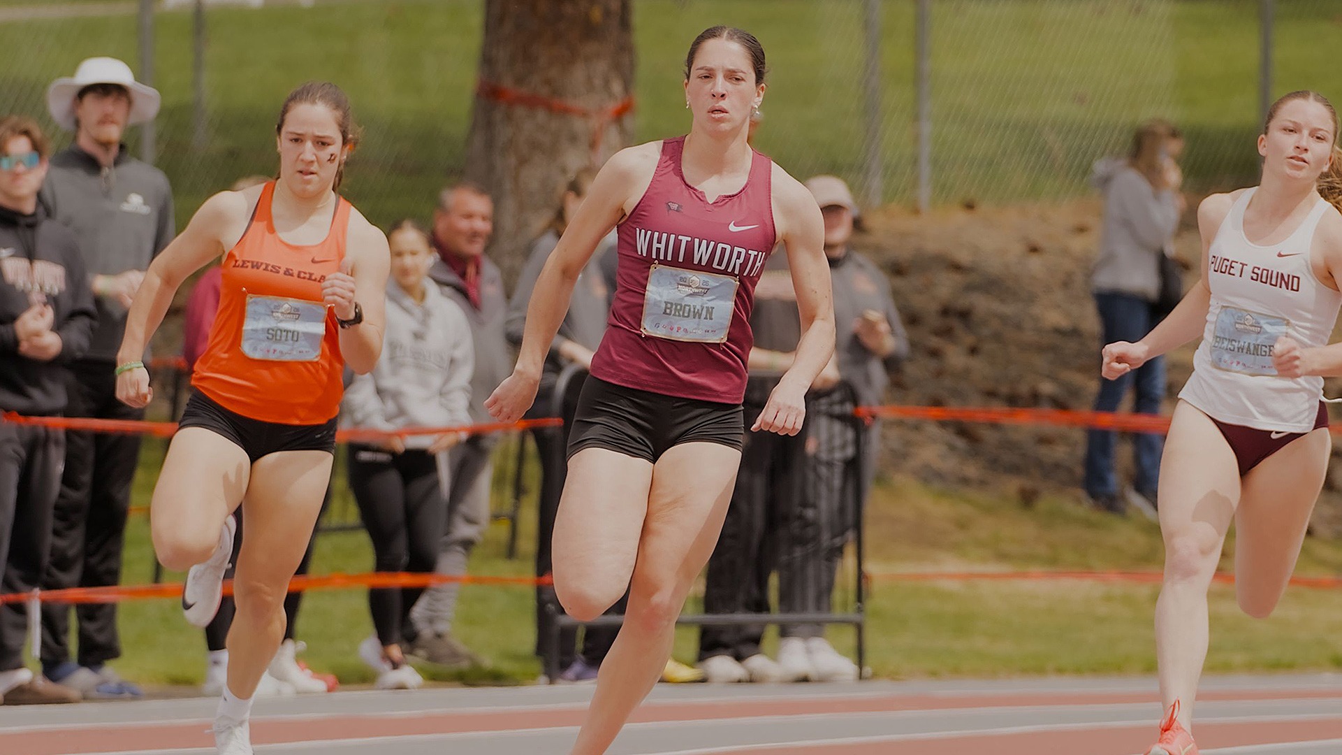 Emily Brown finished as runner-up in the 400 dash at 2026 NWC Championships
