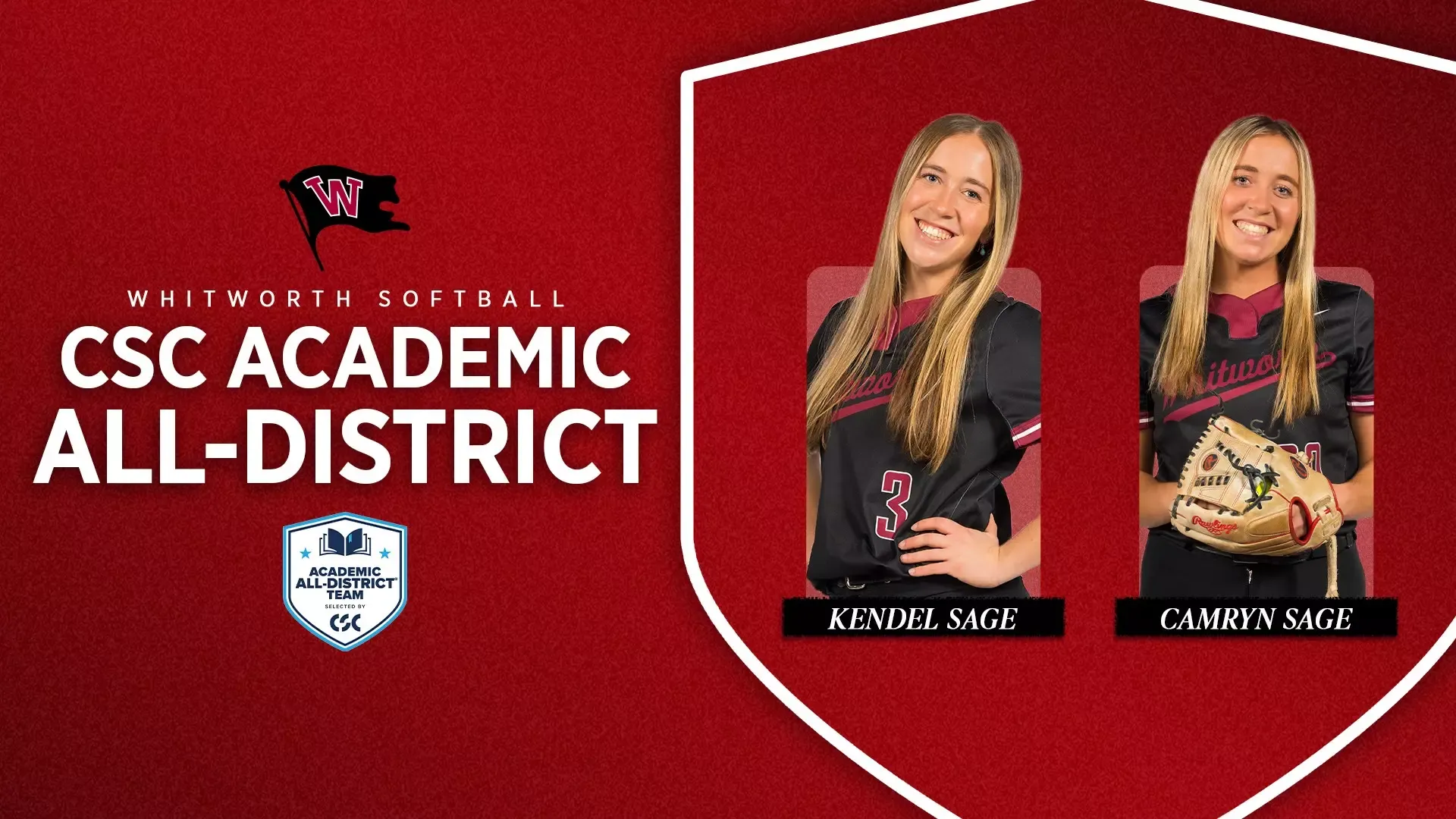 2026 Softball CSC Academic All-District