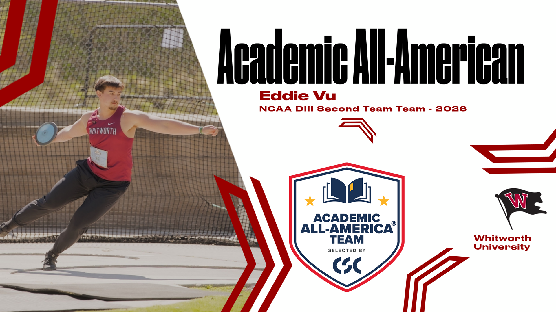 Eddie Vu Academic All-American T&F 2026