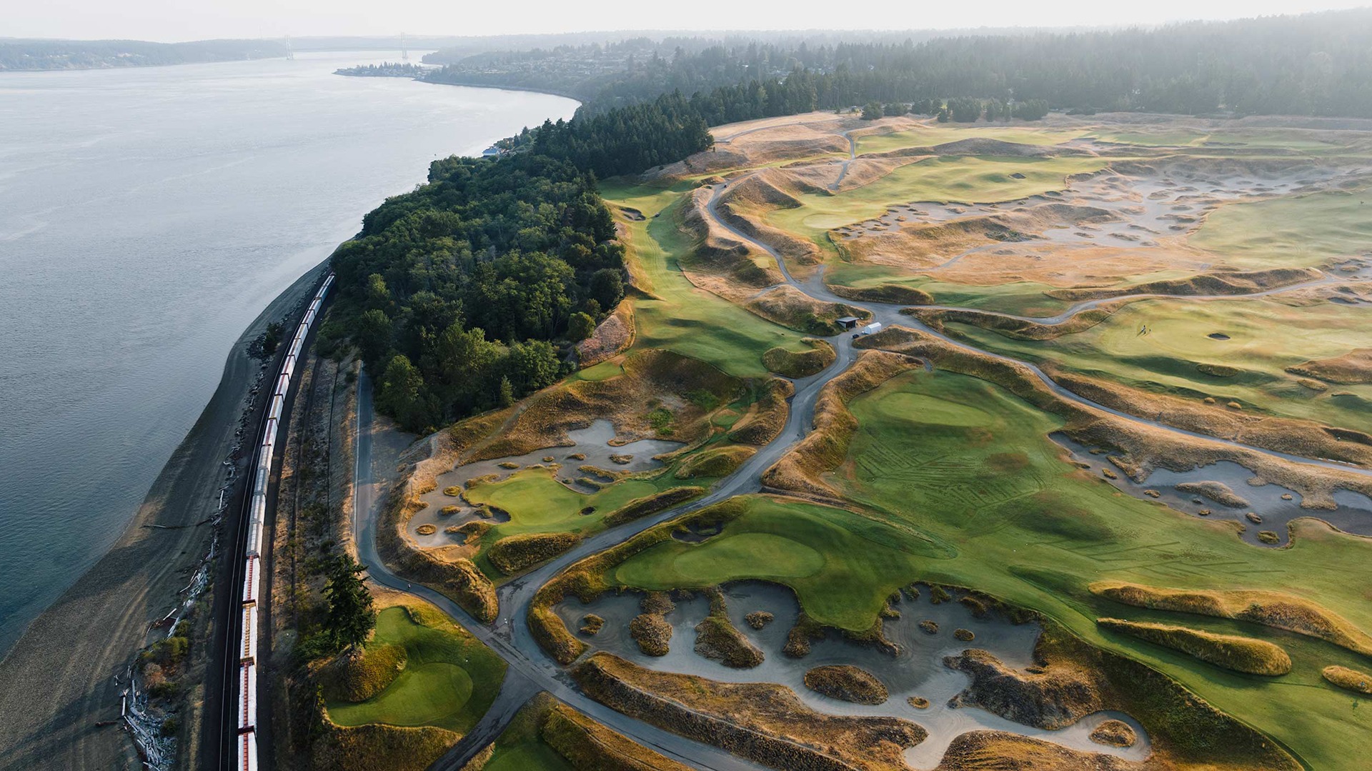 Chambers Bay from above