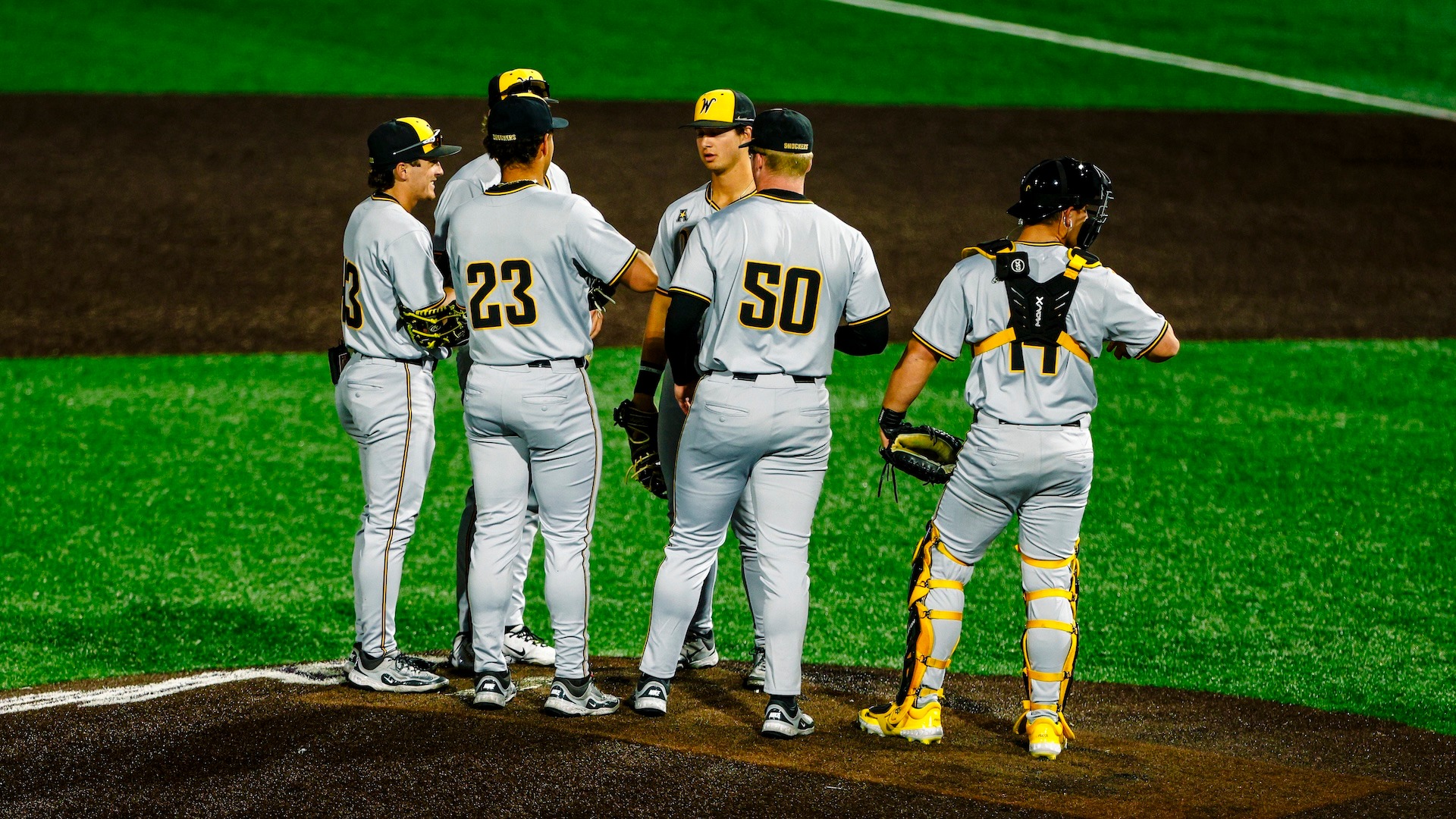 Baseball Team Huddle