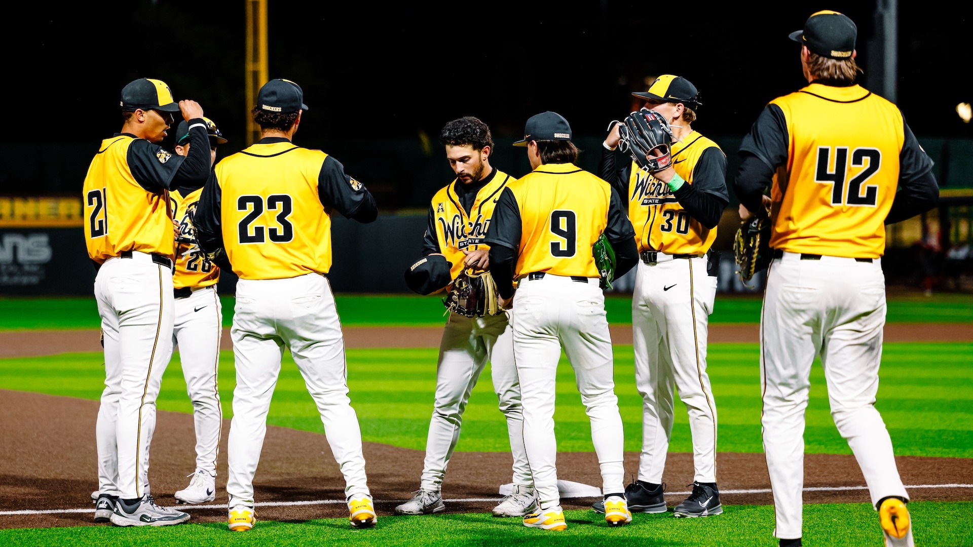 Baseball Team Huddle