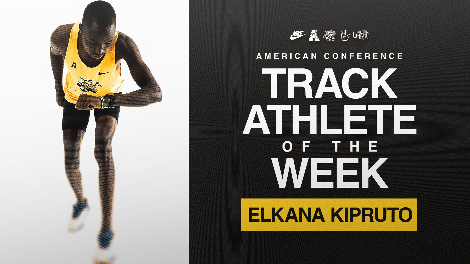 Elkana Kipruto - American Conference Men's Track Athlete of the Week