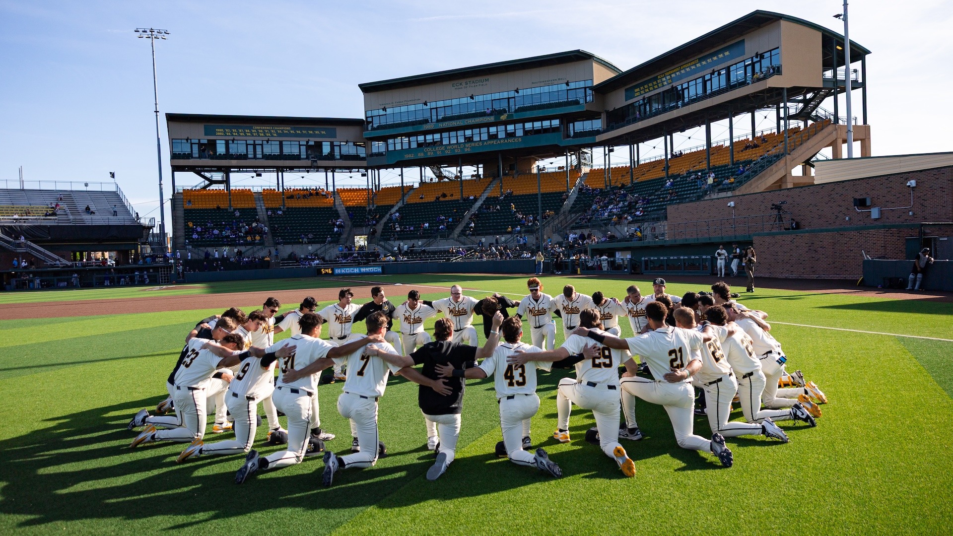 Baseball Team Huddle