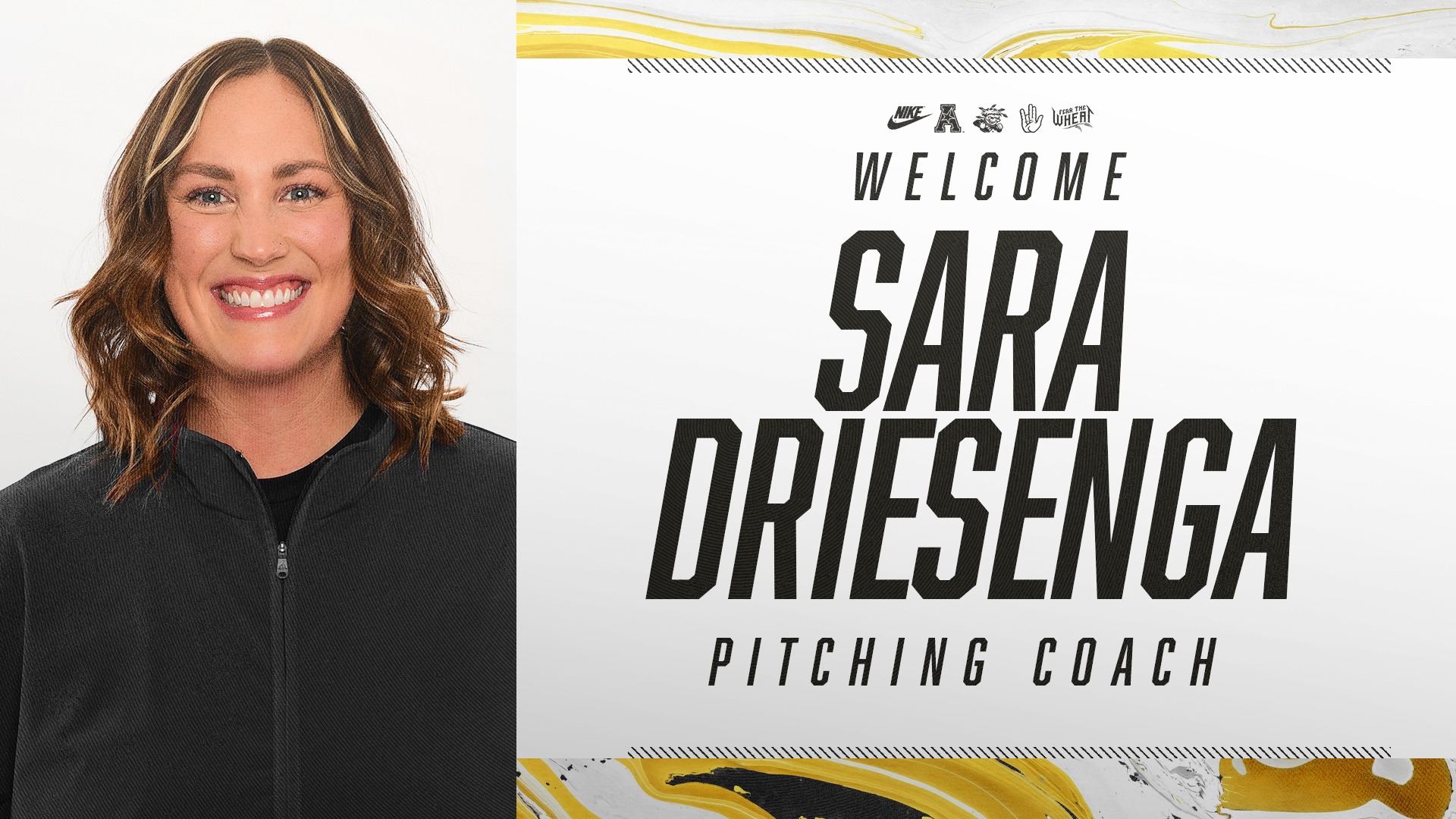 Sara Driesenga Welcome Graphic