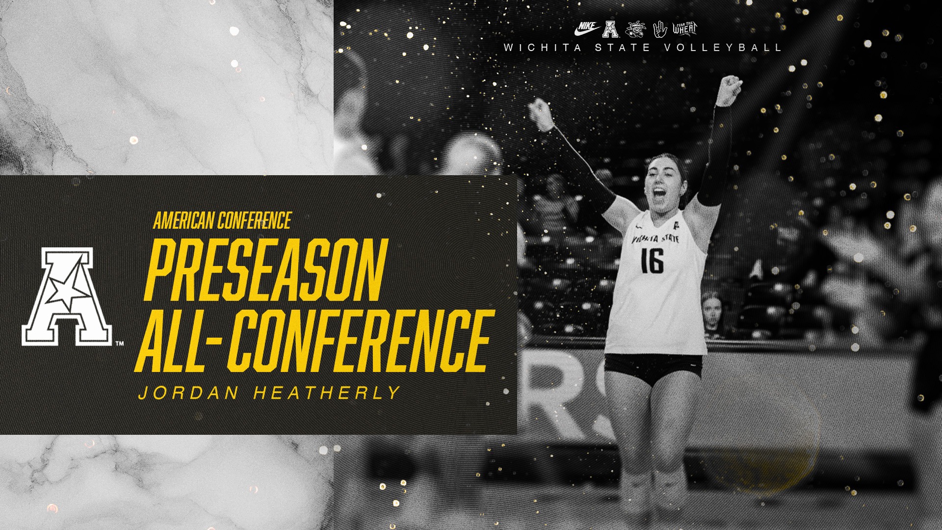 Jordan Heatherly - American Conference Preseason All-Conference