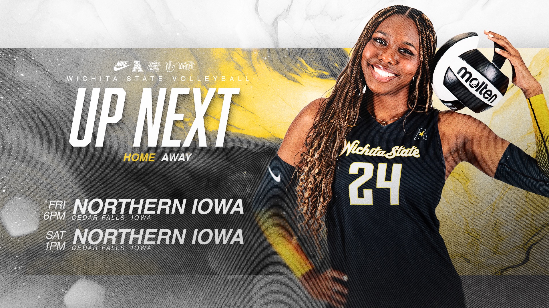 VB Up Next: at Northern Iowa (Sept. 18-19)