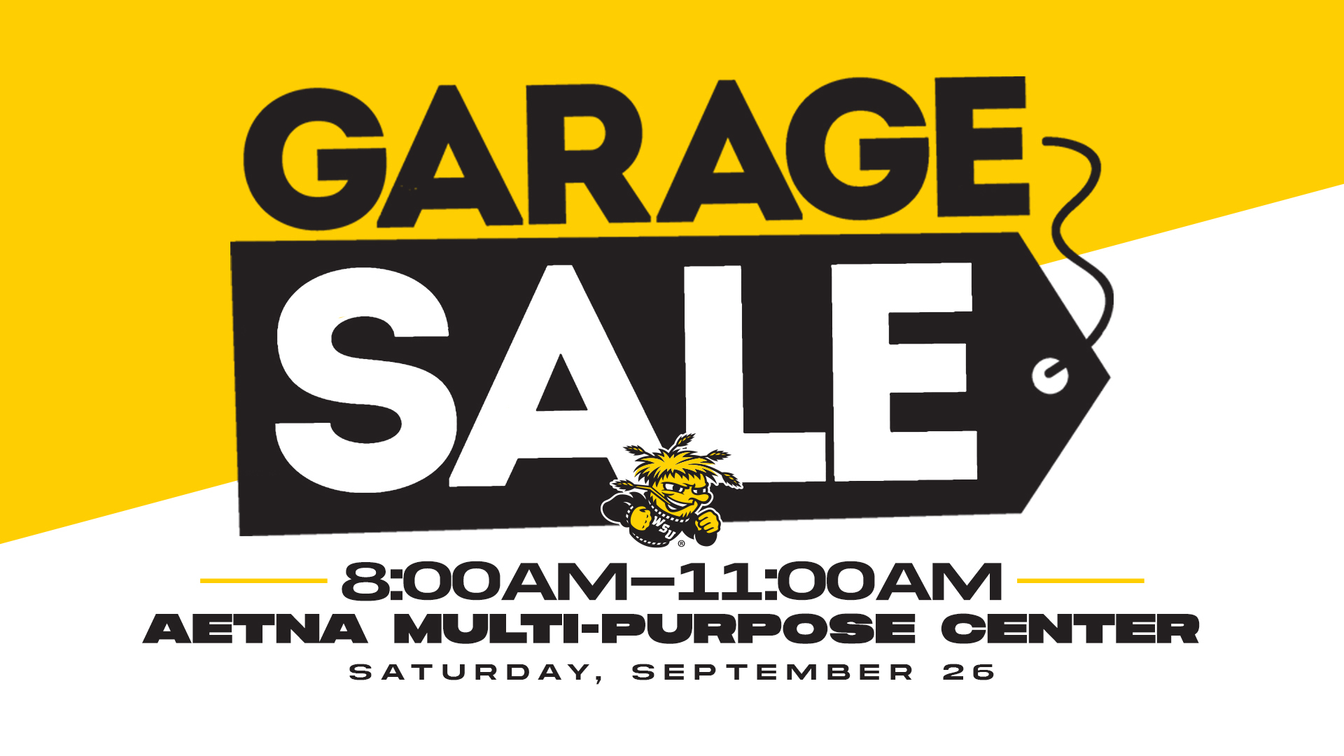 2026 Garage Sale | 8am - 11am | Aetna Multi-Purpose Center | September 26