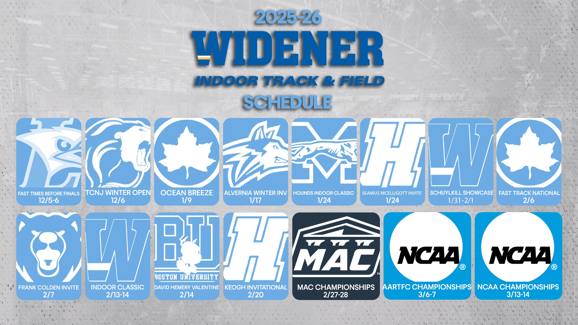 WTR25-26 Track and Field Schedule Graphic
