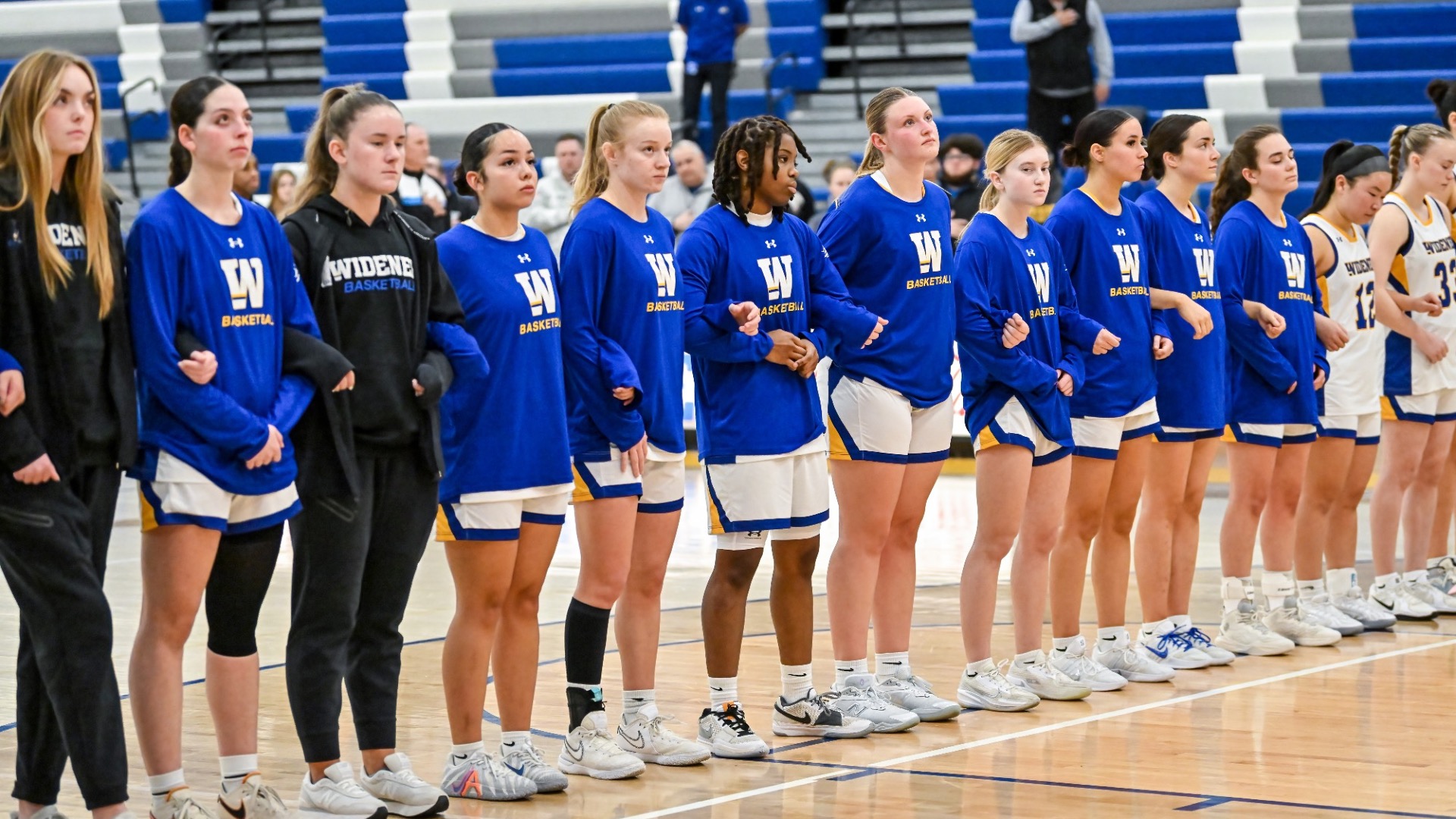 WBB Team Lineup 2025-26 vs Gallaudet