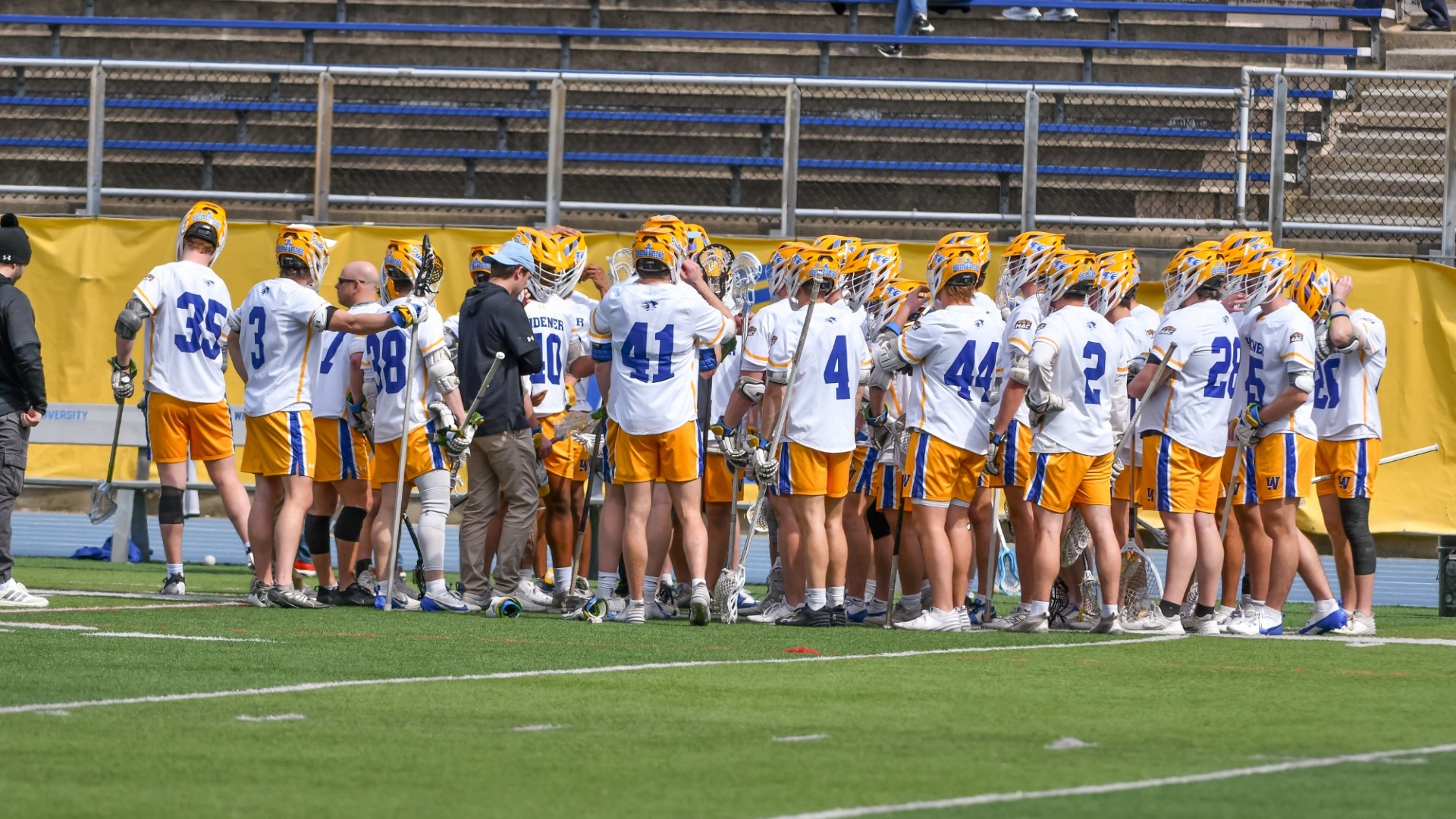 2025 Men's Lacrosse Group Shot vs. V Western New England