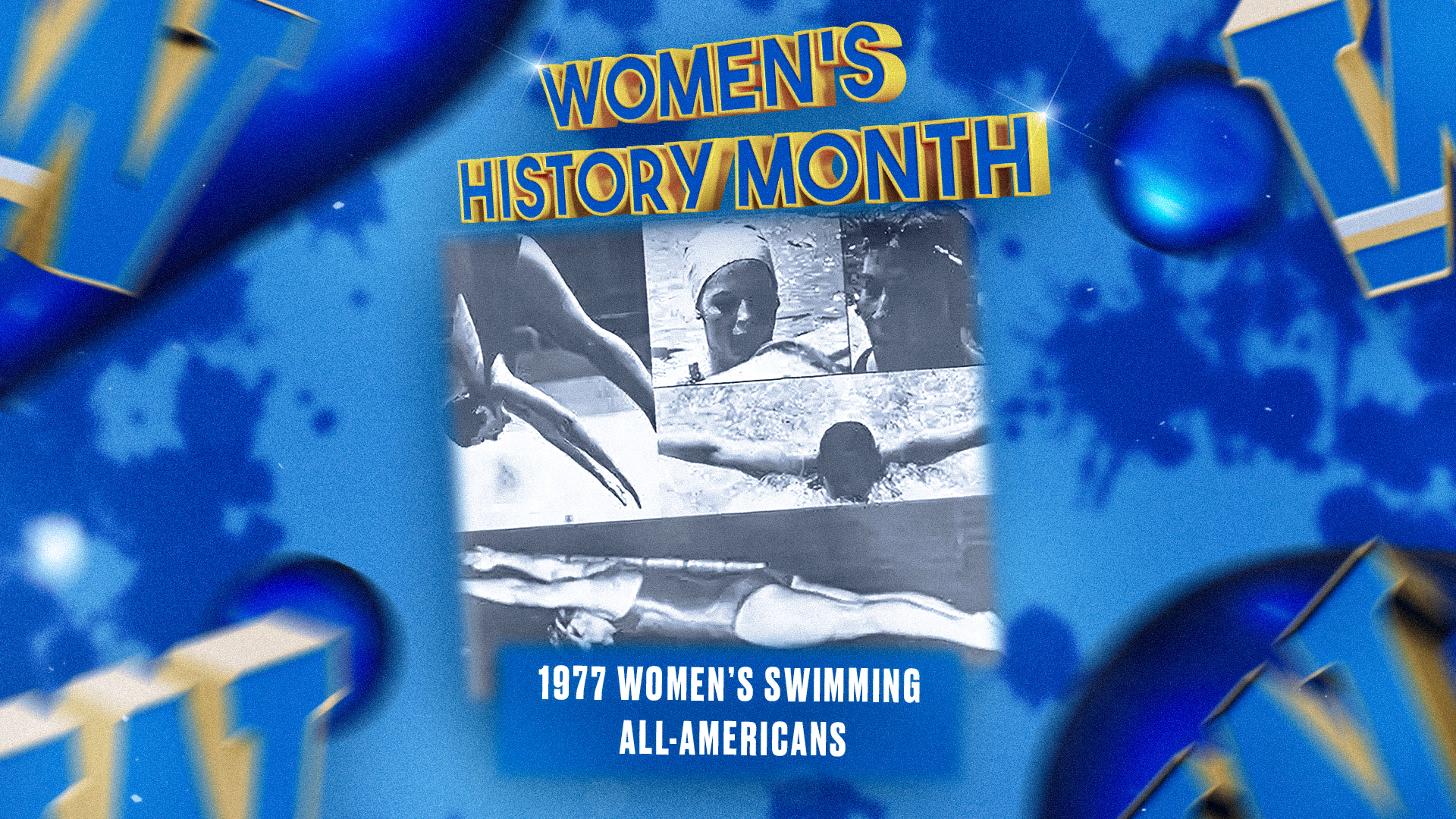 Women's History Month 1977 Swimming