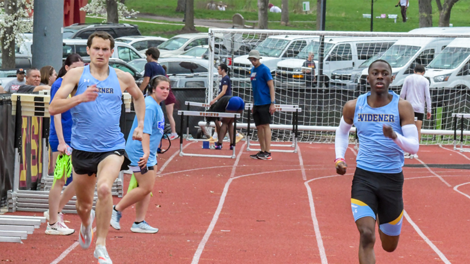 David Johnson and Elijah Celestin 2025-26 Ursinus Springfest