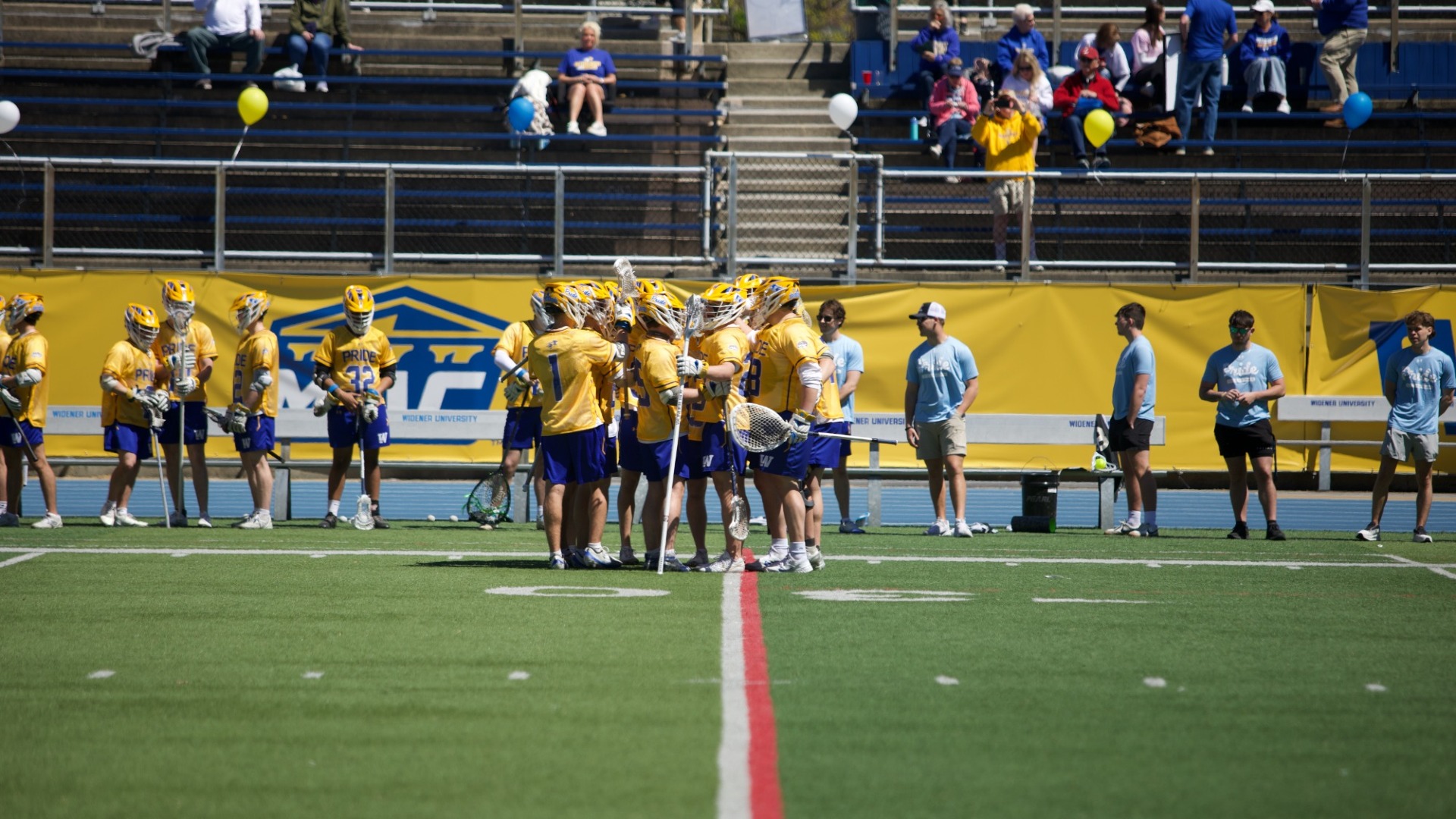 Men's Lacrosse Team Group 2026 vs York